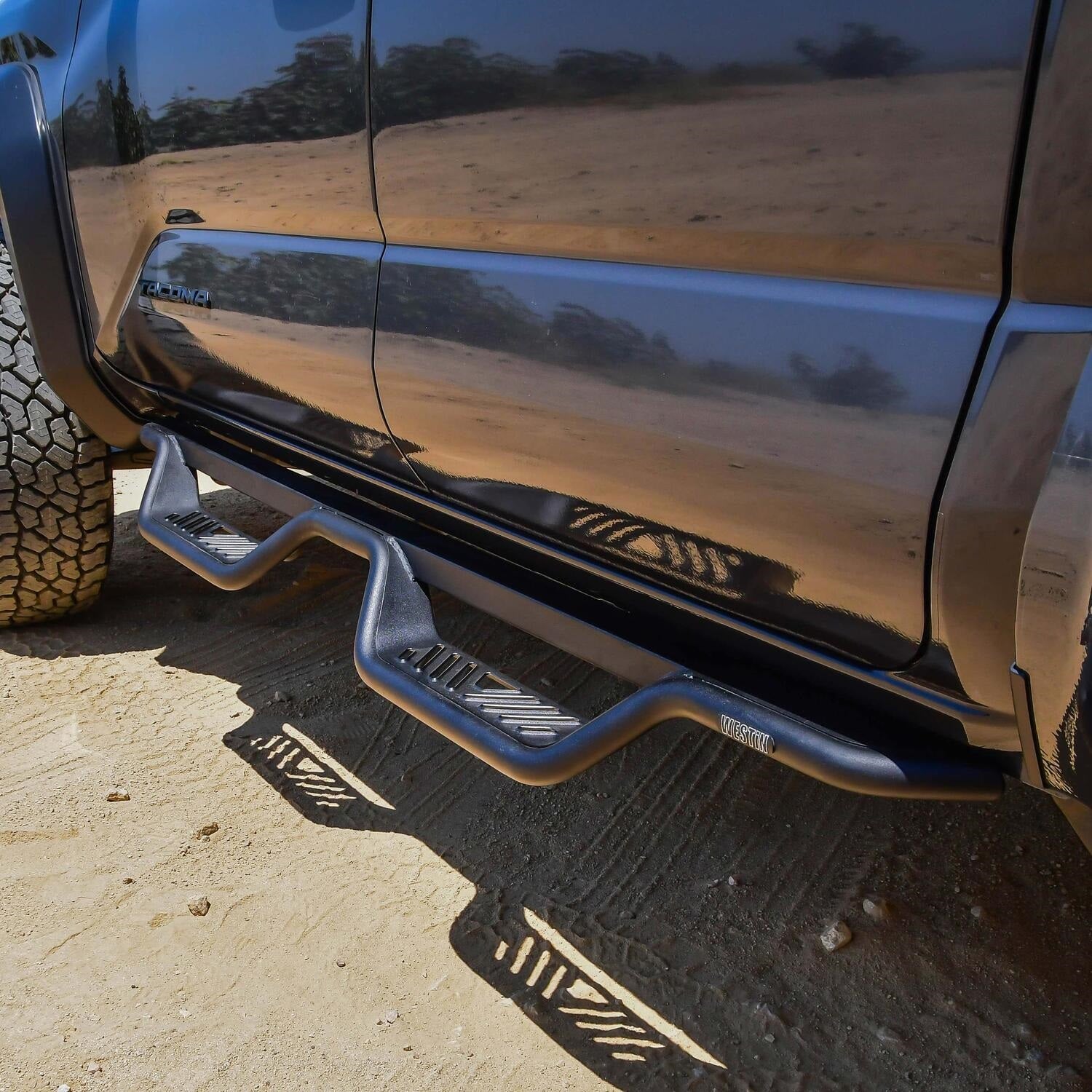 Westin 20 - 12785 2024 Toyota Tacoma Outlaw Drop Nerf Step Bars - 72 in. Long - Rugged Truck Gear
