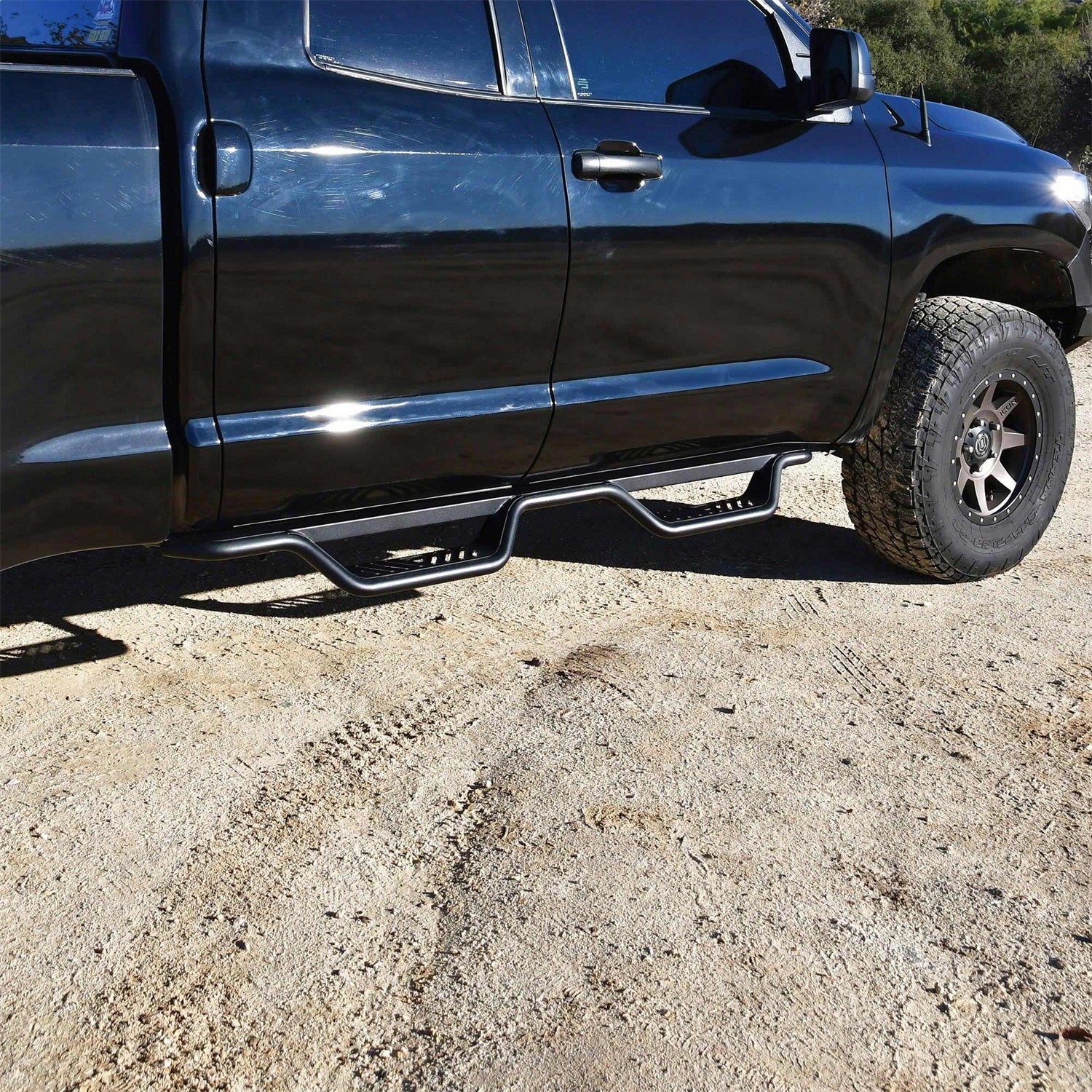 Westin 20 - 13245 2007 - 2021 Toyota Tundra Outlaw Drop Nerf Step Bars - 80 in. Long - Rugged Truck Gear