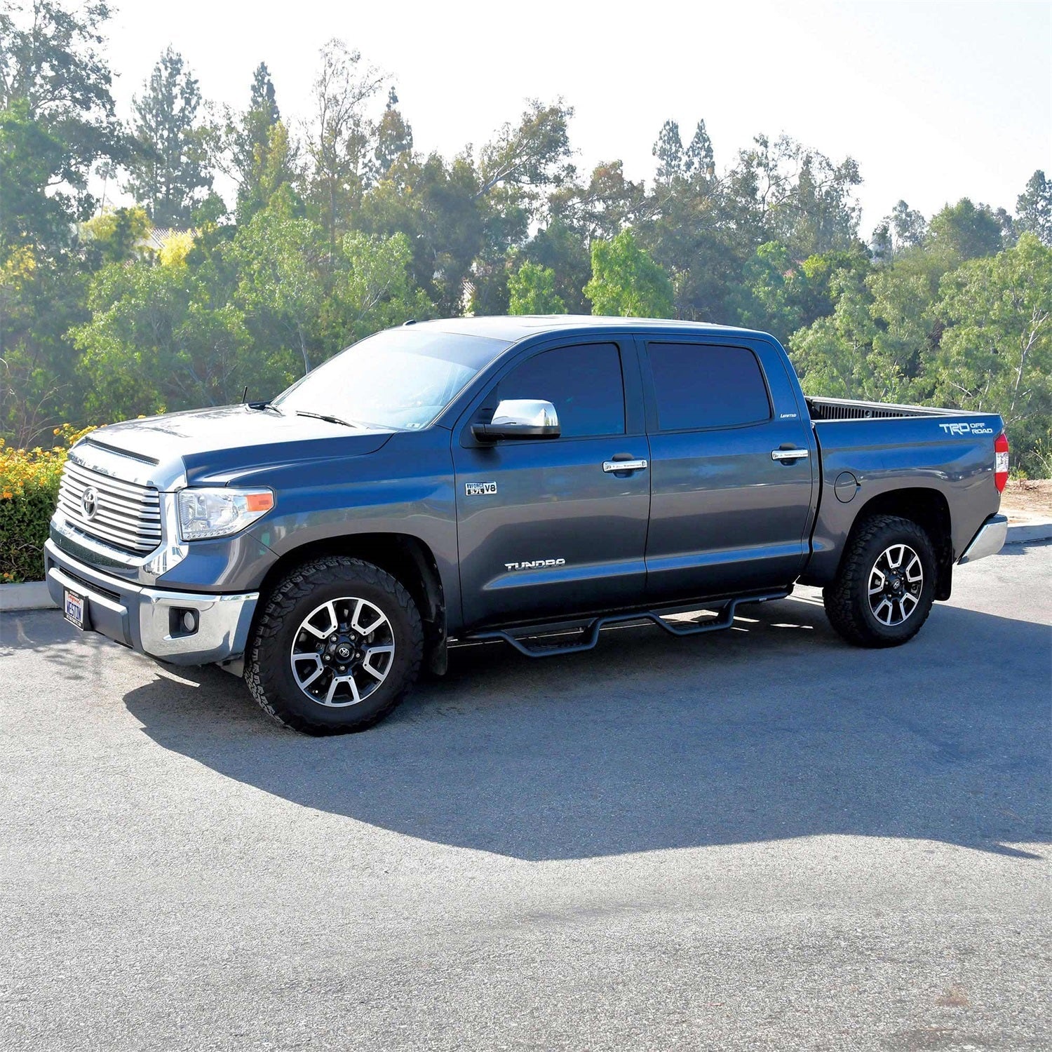 Westin 20 - 13255 2007 - 2021 Toyota Tundra Outlaw Drop Nerf Step Bars - 80 in. Long - Rugged Truck Gear