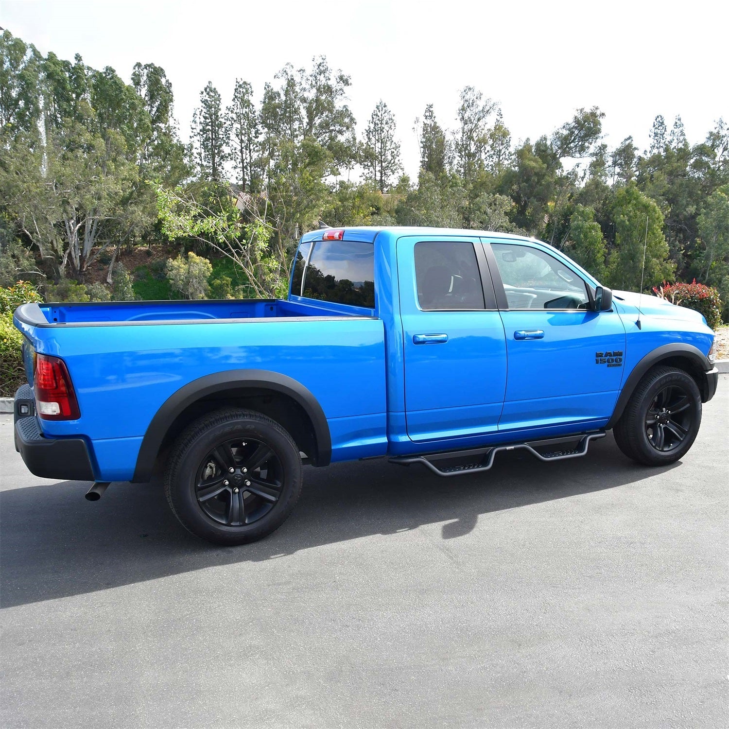 Westin 20 - 13555 2009 - 2024 Dodge Ram 1500 Outlaw Drop Nerf Step Bars - Rugged Truck Gear