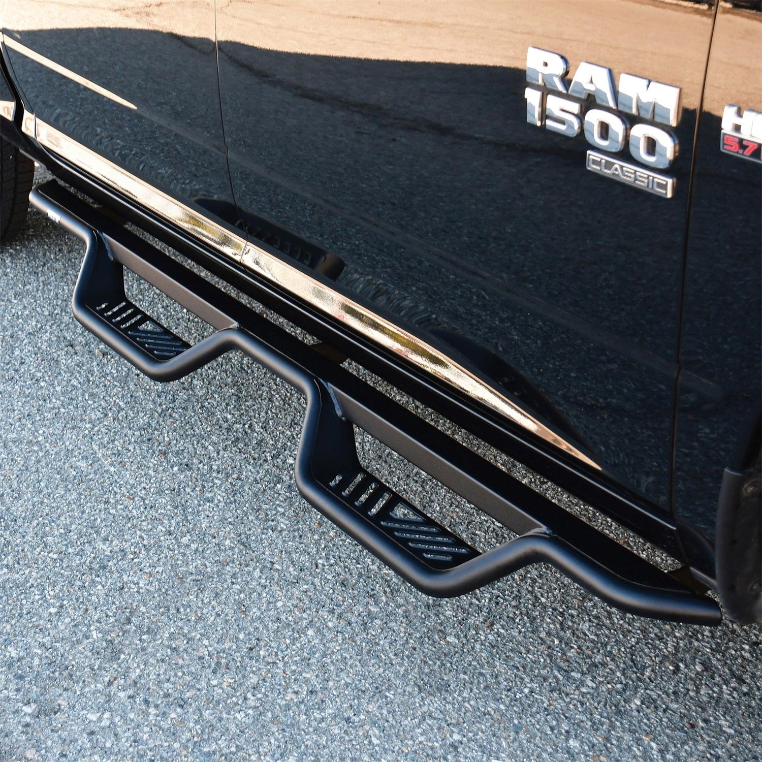 Westin 20 - 13565 2010 - 2024 Dodge Ram 2500/3500 Outlaw Drop Nerf Step Bars - 72 in. Long - Rugged Truck Gear