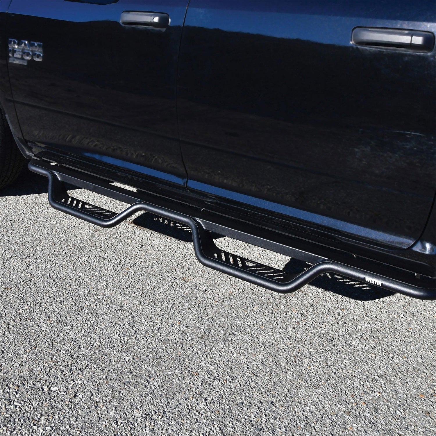 Westin 20 - 13565 2010 - 2024 Dodge Ram 2500/3500 Outlaw Drop Nerf Step Bars - 72 in. Long - Rugged Truck Gear