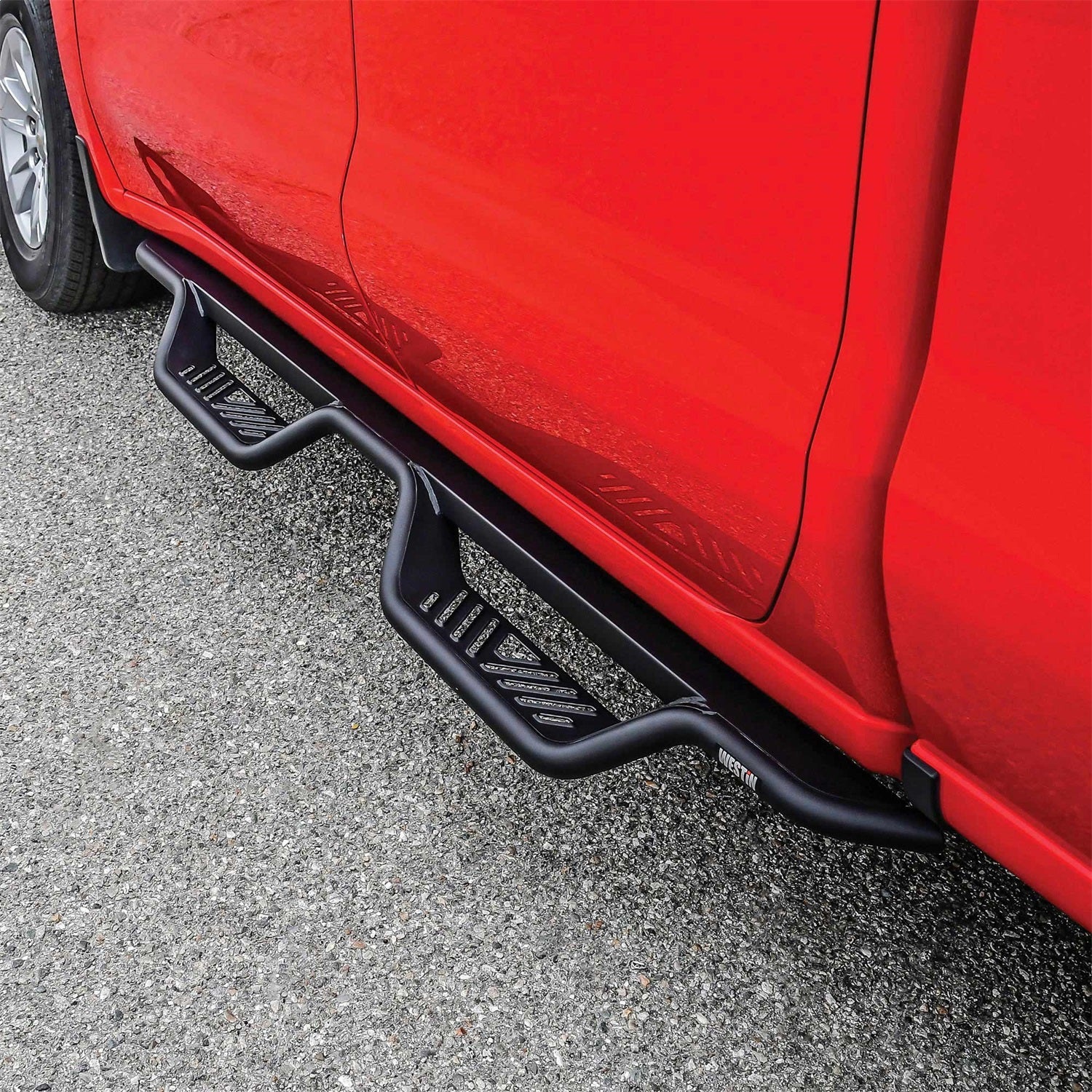 Westin 20 - 13715 2015 - 2019 GMC Sierra 2500/3500 HD Outlaw Drop Nerf Step Bars - 72 in. Long - Rugged Truck Gear