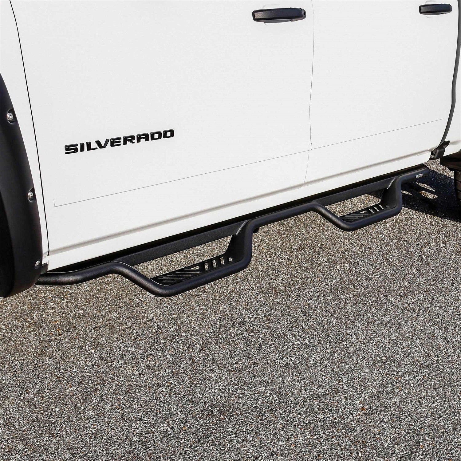 Westin 20 - 13725 2015 - 2019 GMC Sierra 2500/3500 HD Outlaw Drop Nerf Step Bars - 72 in. Long - Rugged Truck Gear