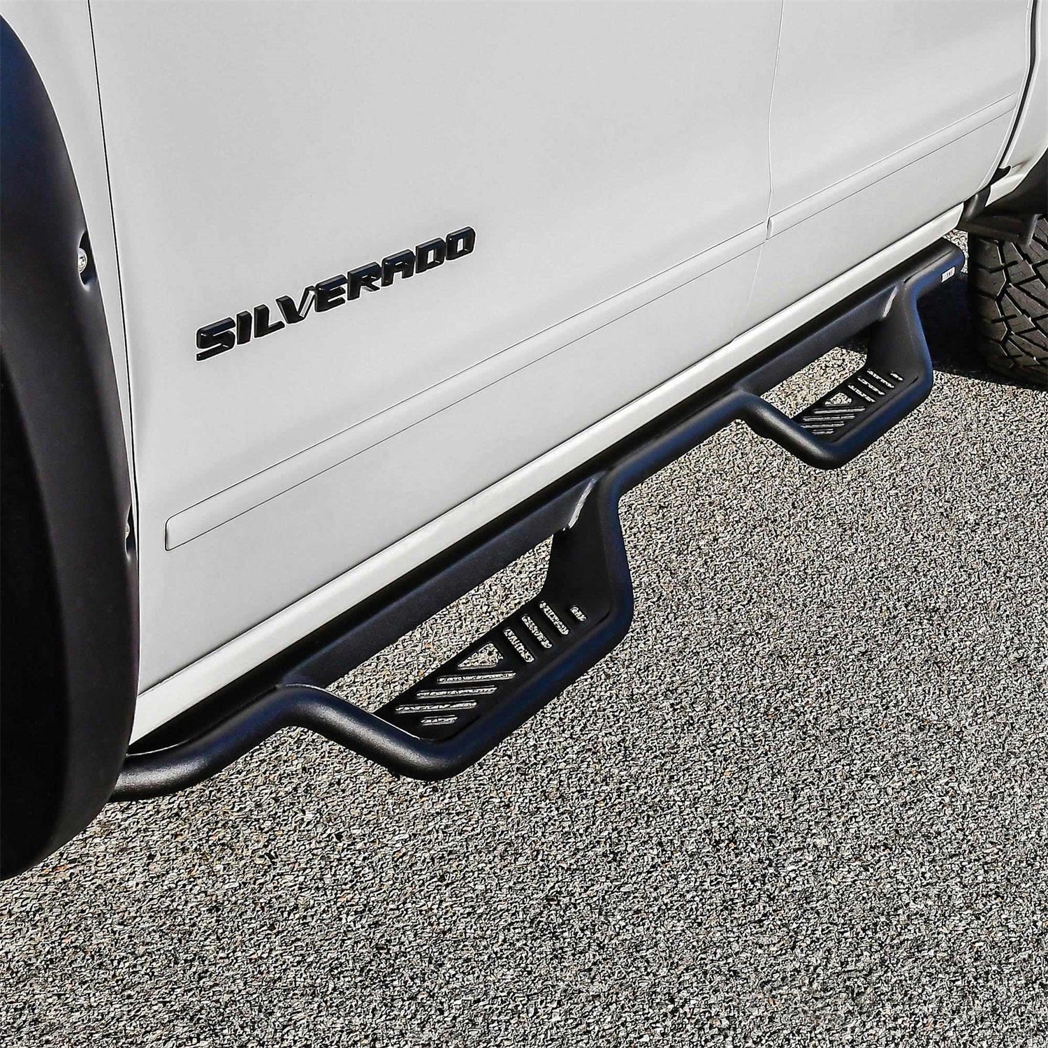 Westin 20 - 13725 2015 - 2019 GMC Sierra 2500/3500 HD Outlaw Drop Nerf Step Bars - 72 in. Long - Rugged Truck Gear