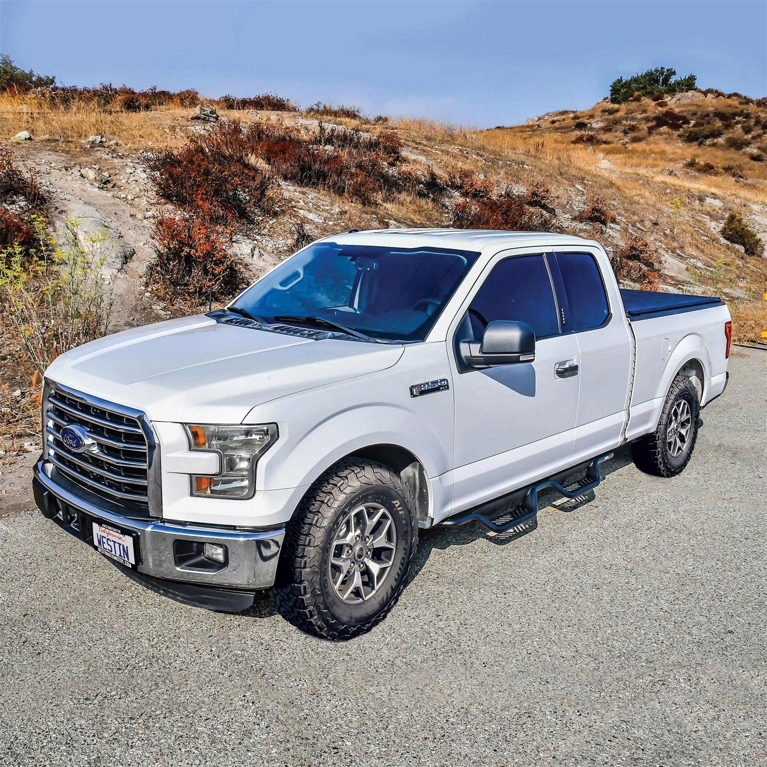 Westin 20 - 13935 2015 - 2024 Ford F150 Outlaw Drop Nerf Step Bars - 72 in. Long - Rugged Truck Gear