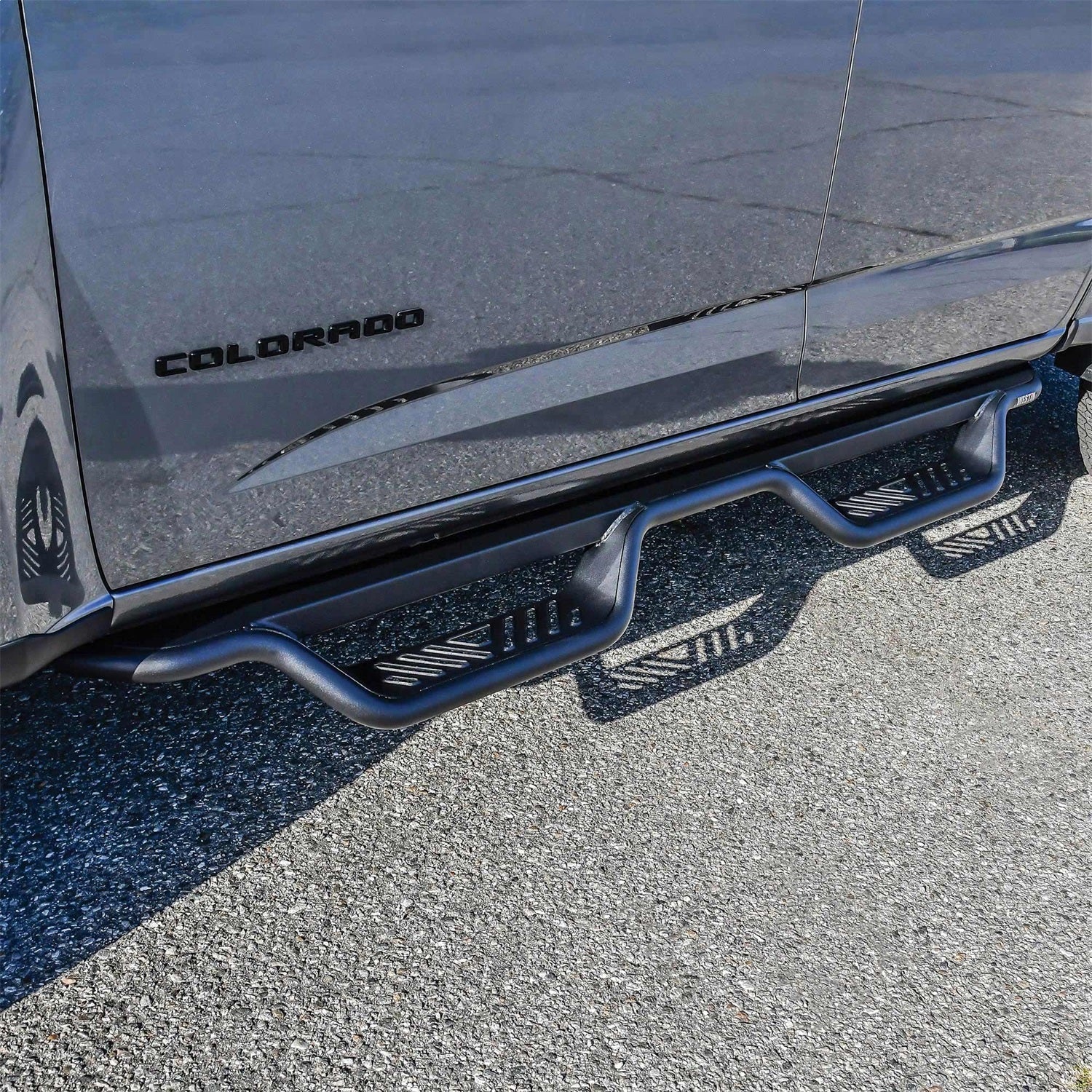 Westin 20 - 14015 2015 - 2024 Chevy Colorado Outlaw Drop Nerf Step Bars - 72 in. Long - Rugged Truck Gear