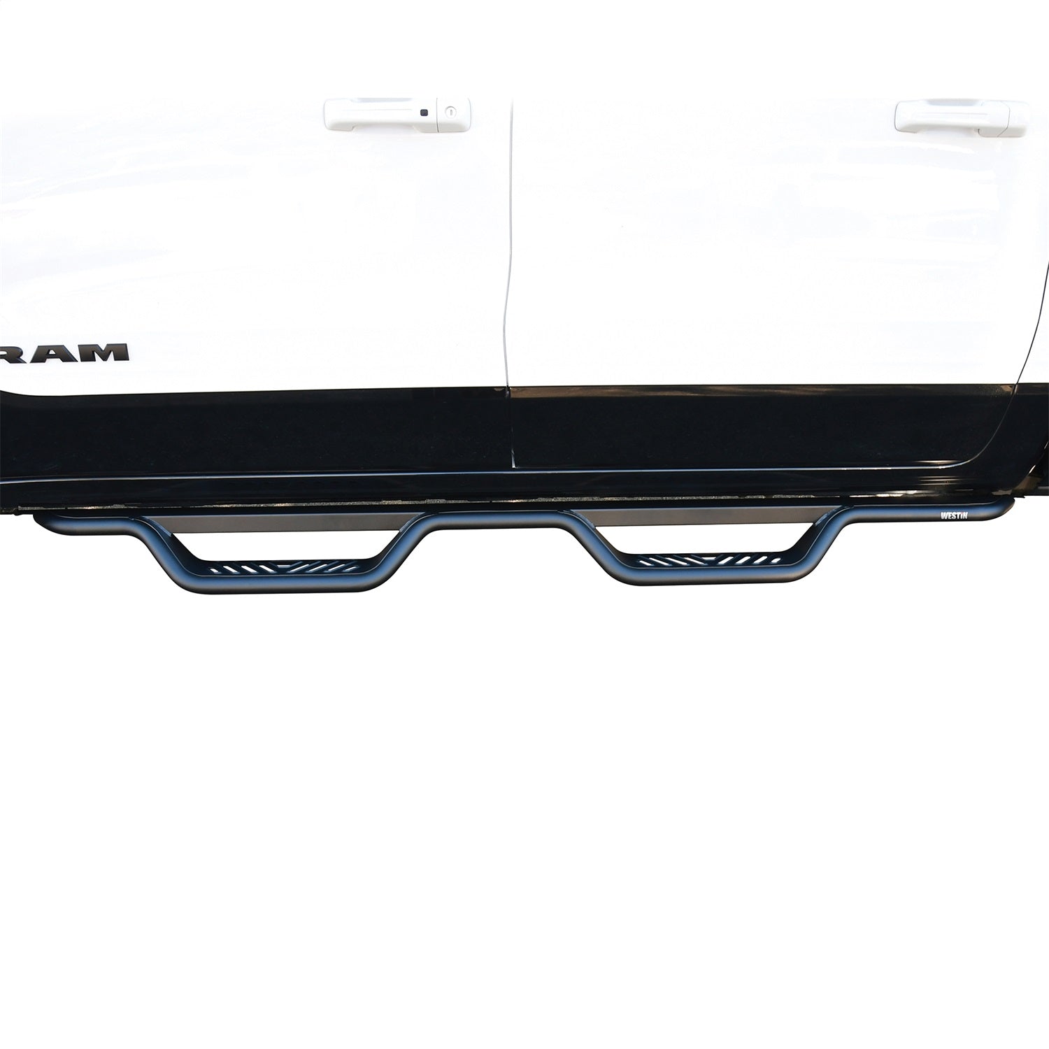 Westin 20 - 14085 2019 - 2024 Ram 1500 Outlaw Drop Nerf Step Bars - 72 in. Long - Rugged Truck Gear