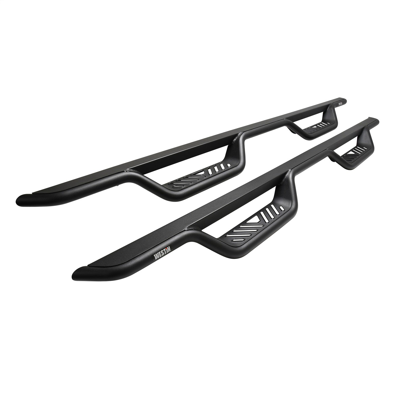 Westin 20 - 14135 2019 - 2024 Chevy Silverado 1500 Outlaw Drop Nerf Step Bars - 72 in. Long - Rugged Truck Gear
