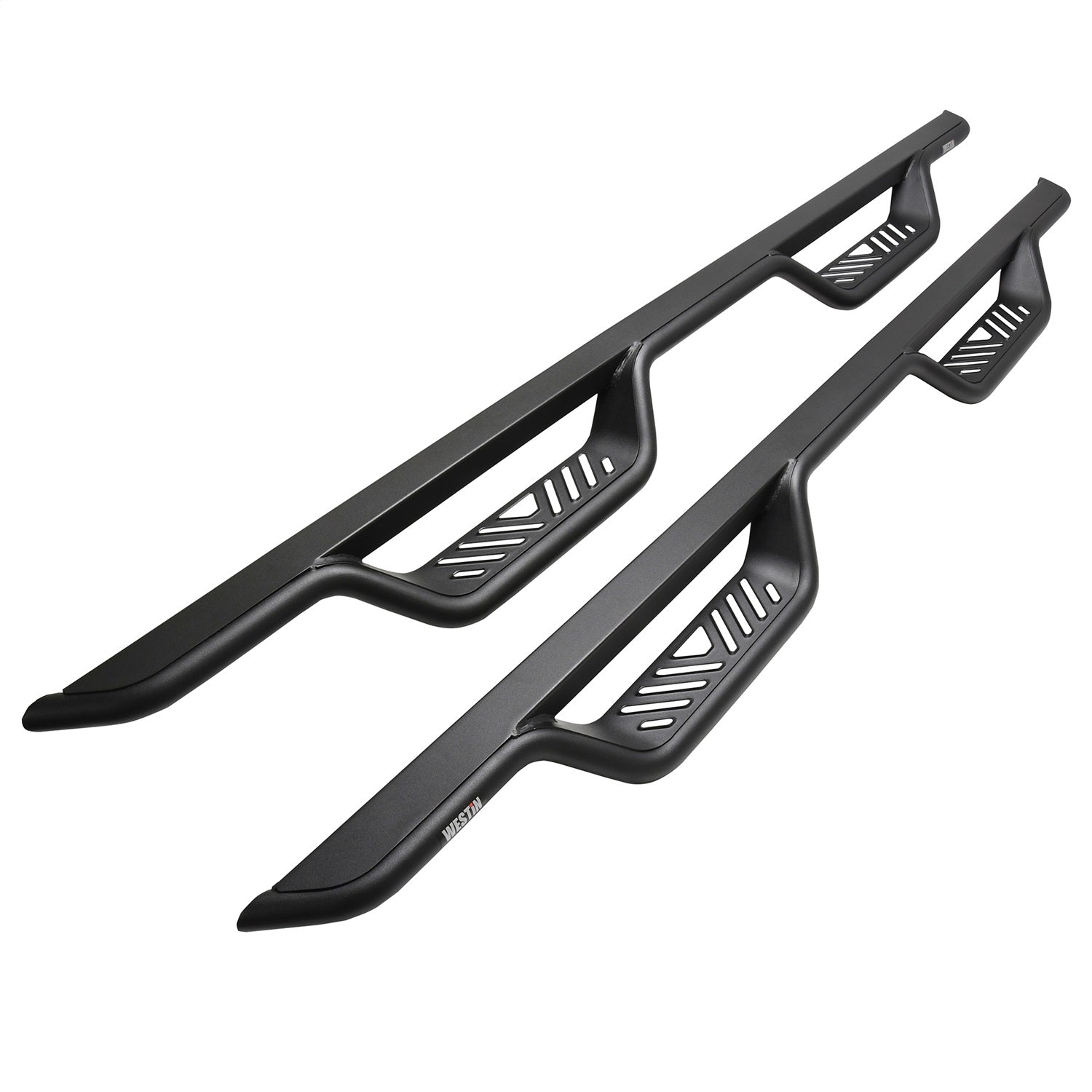 Westin 20 - 14135 2019 - 2024 Chevy Silverado 1500 Outlaw Drop Nerf Step Bars - 72 in. Long - Rugged Truck Gear