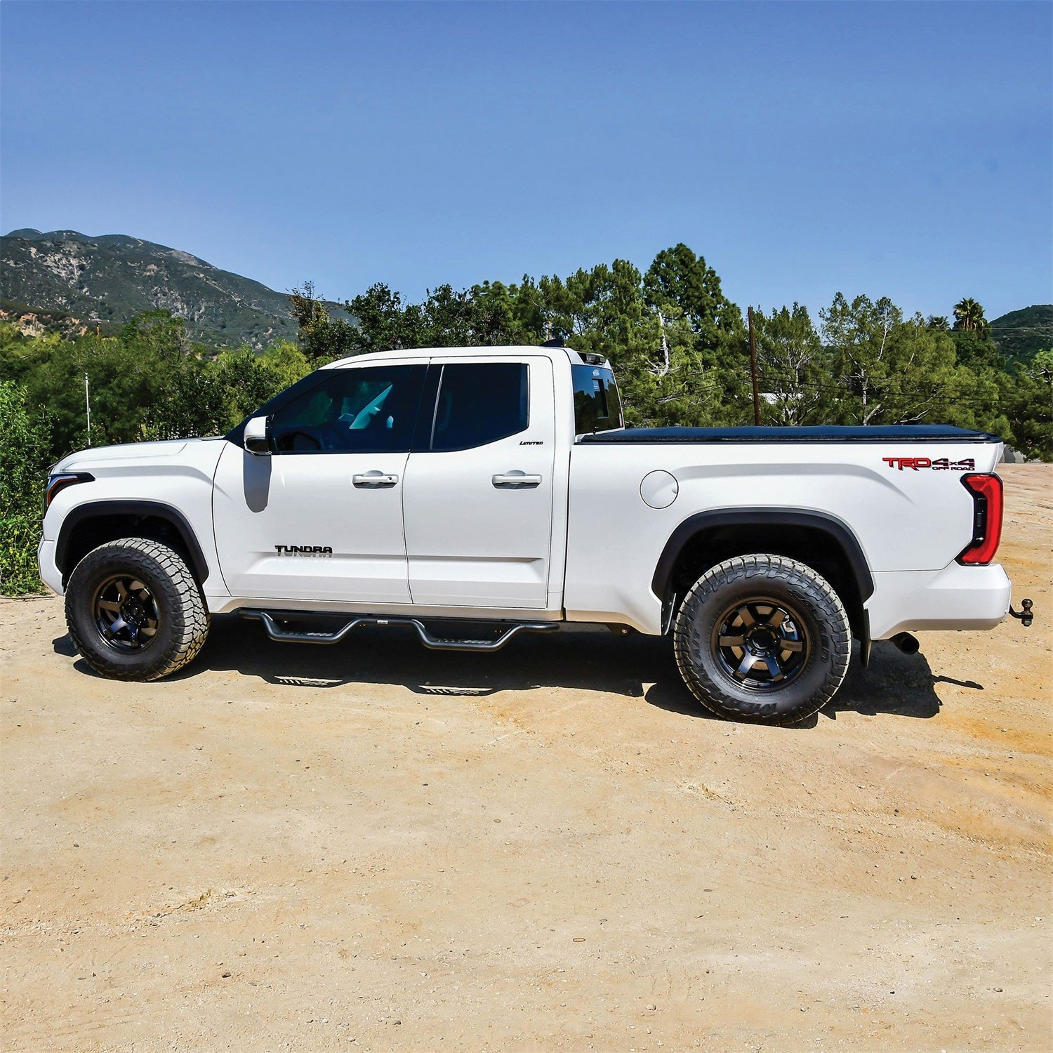 Westin 20 - 14225 2022 - 2024 Toyota Tundra Outlaw Drop Nerf Step Bars - 85 in. Long - Rugged Truck Gear