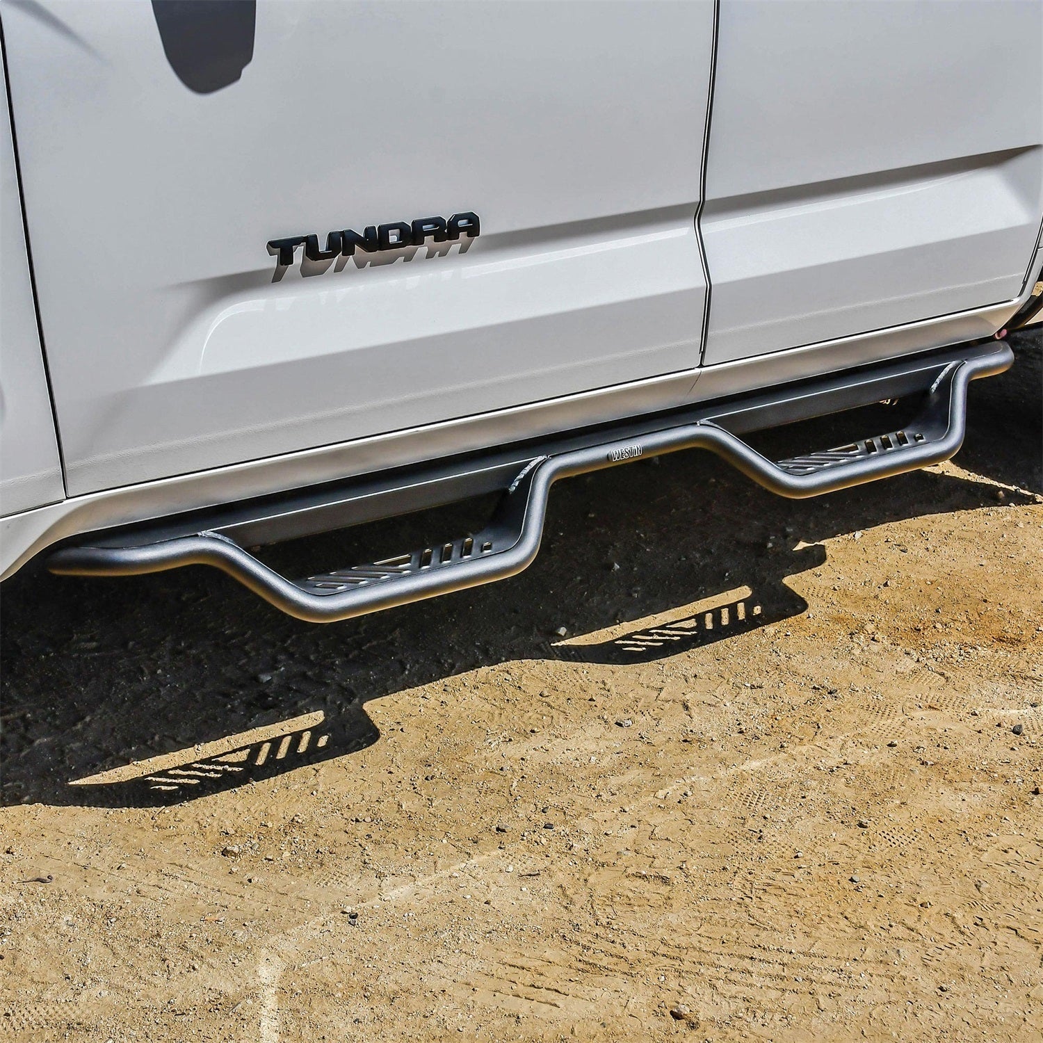 Westin 20 - 14225 2022 - 2024 Toyota Tundra Outlaw Drop Nerf Step Bars - 85 in. Long - Rugged Truck Gear