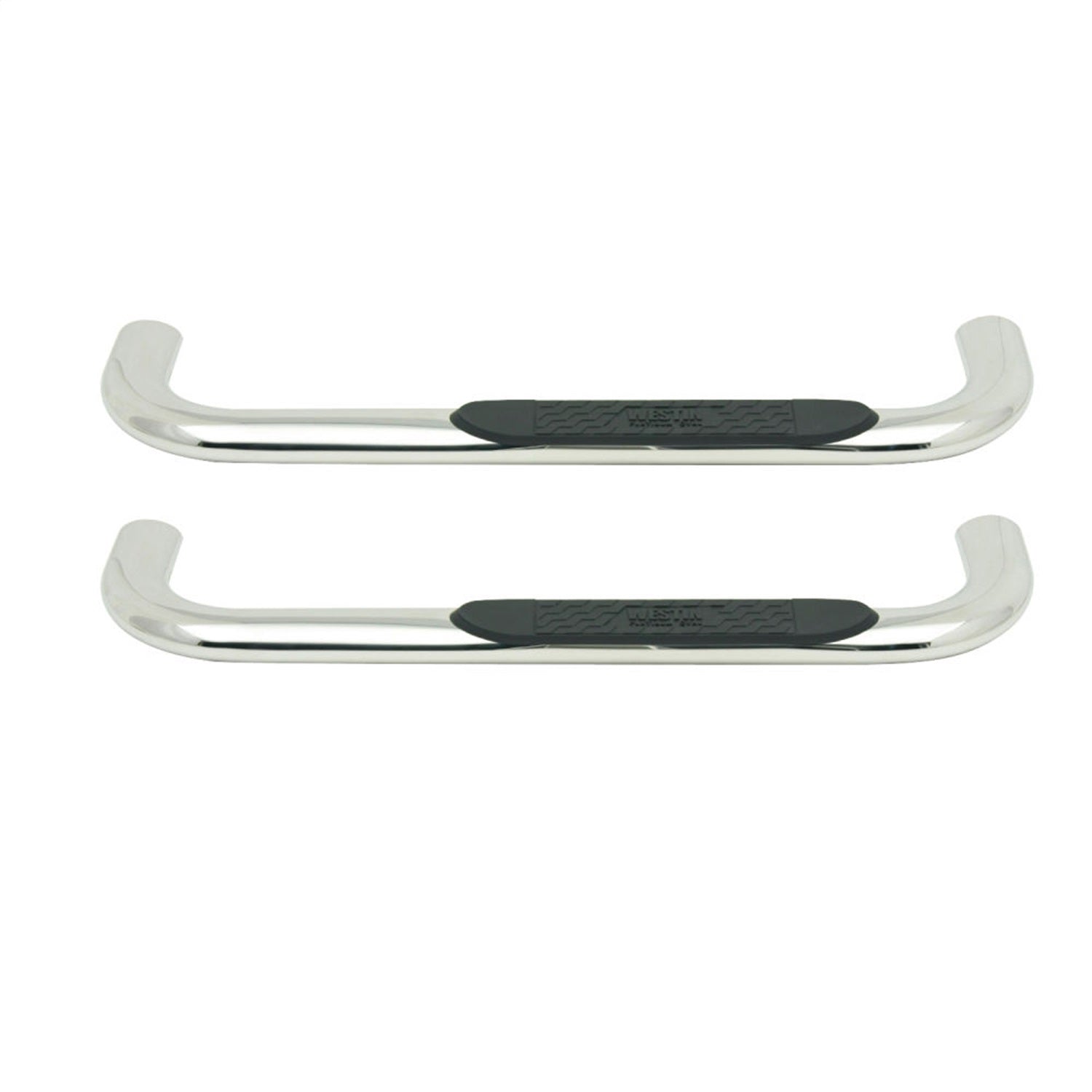 Westin 21 - 1400 1999 - 2014 GMC Sierra 2500/3500 HD Platinum 4 in. Oval Nerf Step Bars - 72 in. Long - Rugged Truck Gear