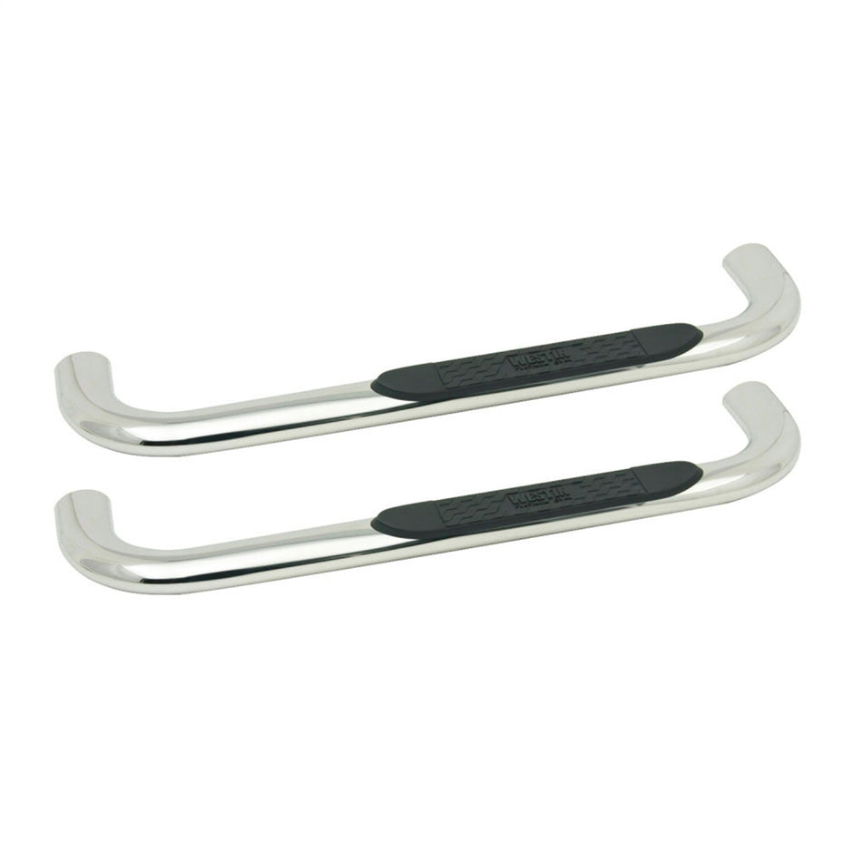 Westin 21 - 1400 1999 - 2014 GMC Sierra 2500/3500 HD Platinum 4 in. Oval Nerf Step Bars - 72 in. Long - Rugged Truck Gear