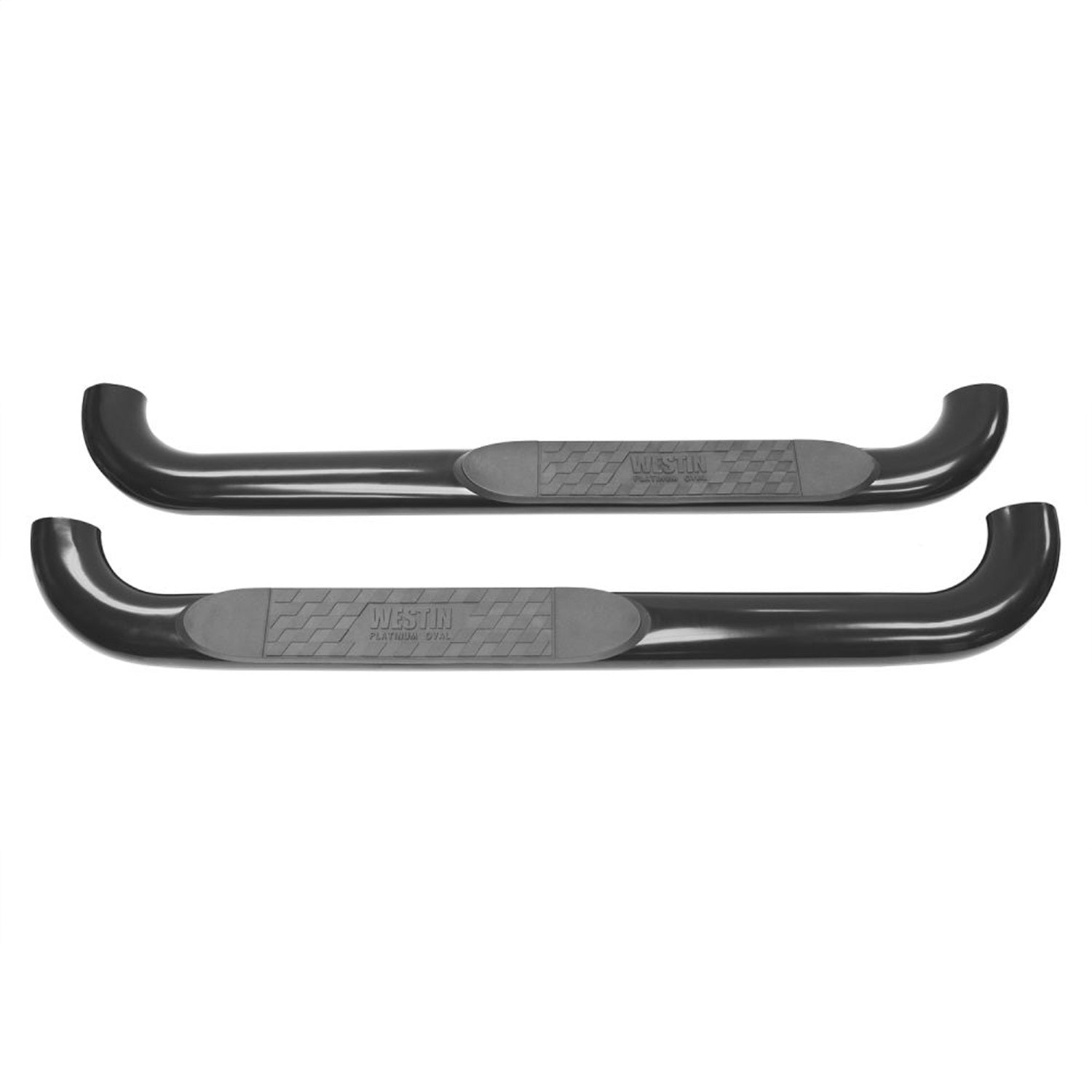 Westin 21 - 1405 1999 - 2013 Chevy Silverado 1500 Platinum 4 in. Oval Nerf Step Bars - 72 in. Long - Rugged Truck Gear