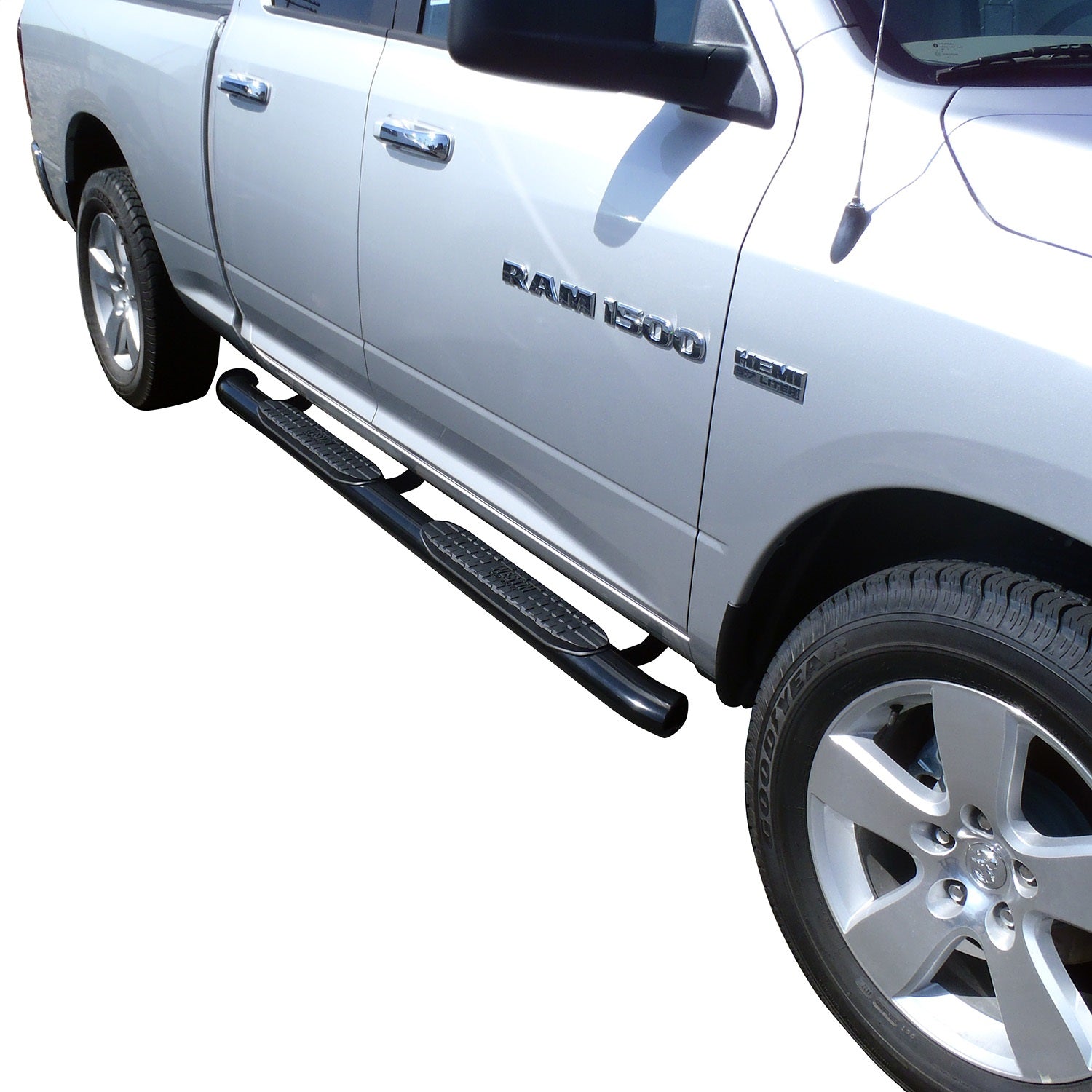 Westin 21 - 23560 2009 - 2024 Dodge Ram 1500 PRO TRAXX 4 in. Oval Nerf Step Bars - 85 in. Long - Rugged Truck Gear