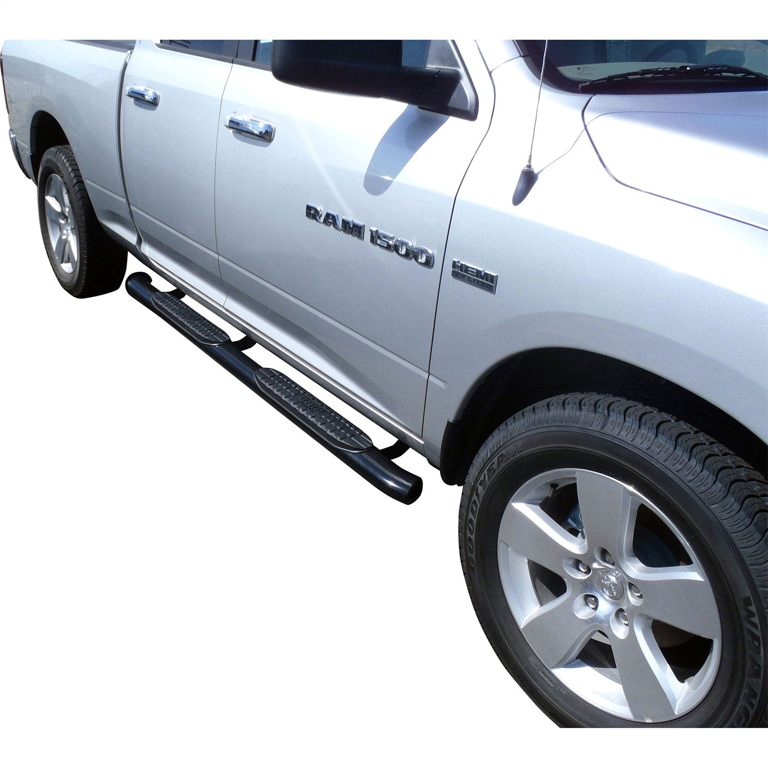 Westin 21 - 23565 2009 - 2024 Dodge Ram 1500 PRO TRAXX 4 in. Oval Nerf Step Bars - 85 in. Long - Rugged Truck Gear