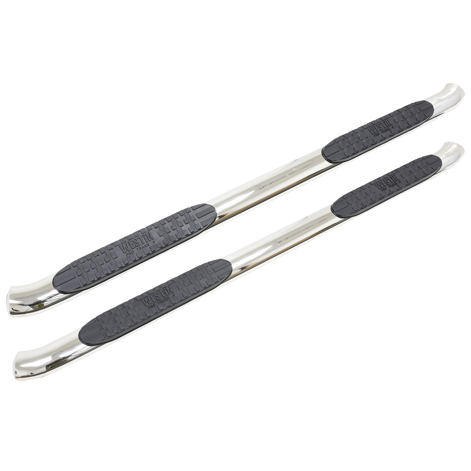Westin 21 - 23720 2014 - 2018 GMC Sierra 1500 PRO TRAXX 4 in. Oval Nerf Step Bars - 72 in. Long - Rugged Truck Gear