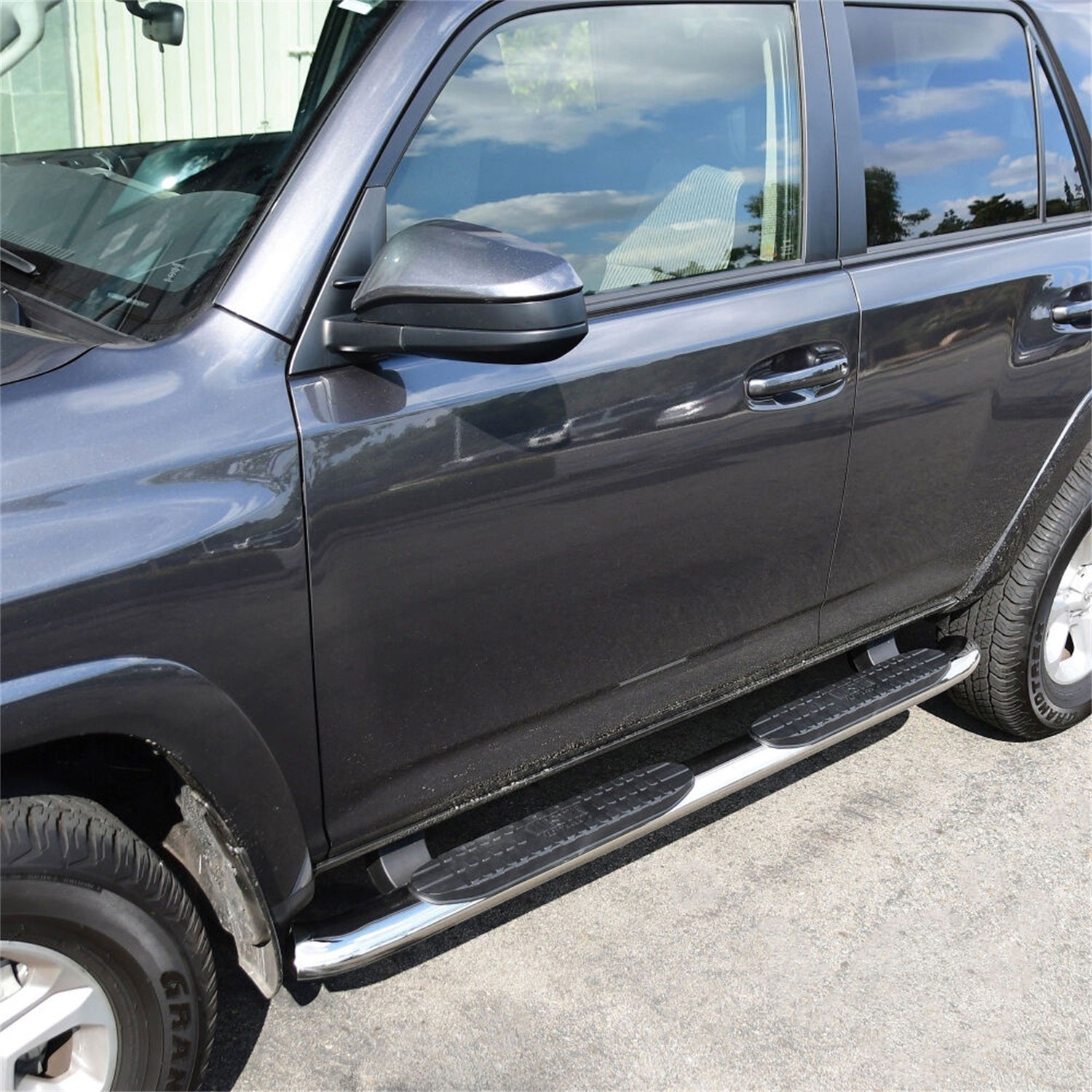 Westin 21 - 23830 2010 - 2024 Toyota 4Runner PRO TRAXX 4 in. Oval Nerf Step Bars - 70 in. Long - Rugged Truck Gear