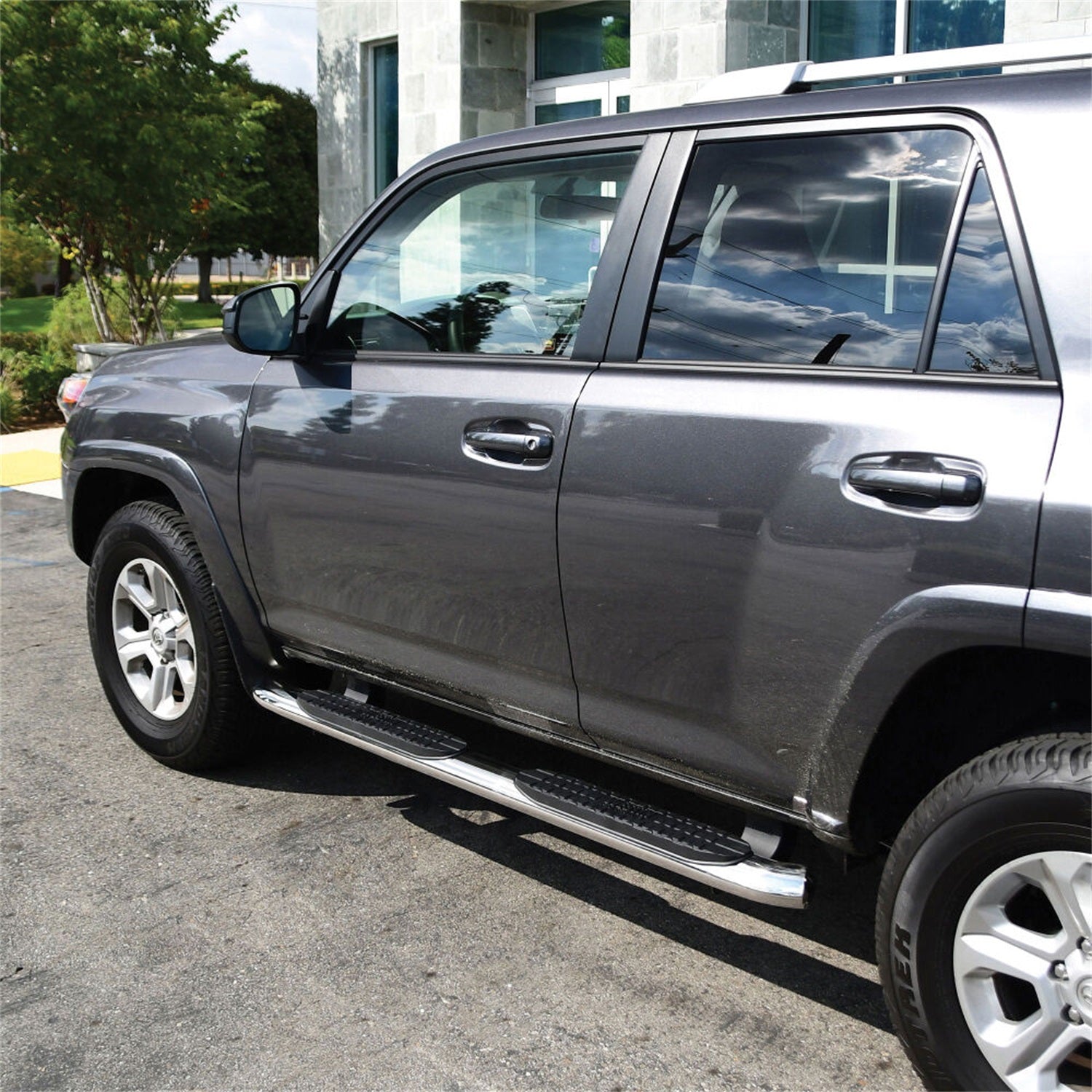 Westin 21 - 23830 2010 - 2024 Toyota 4Runner PRO TRAXX 4 in. Oval Nerf Step Bars - 70 in. Long - Rugged Truck Gear