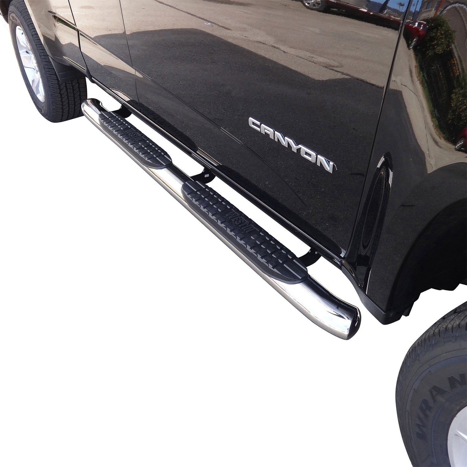 Westin 21 - 24000 2015 - 2022 Chevy Colorado PRO TRAXX 4 in. Oval Nerf Step Bars - 72 in. Long - Rugged Truck Gear