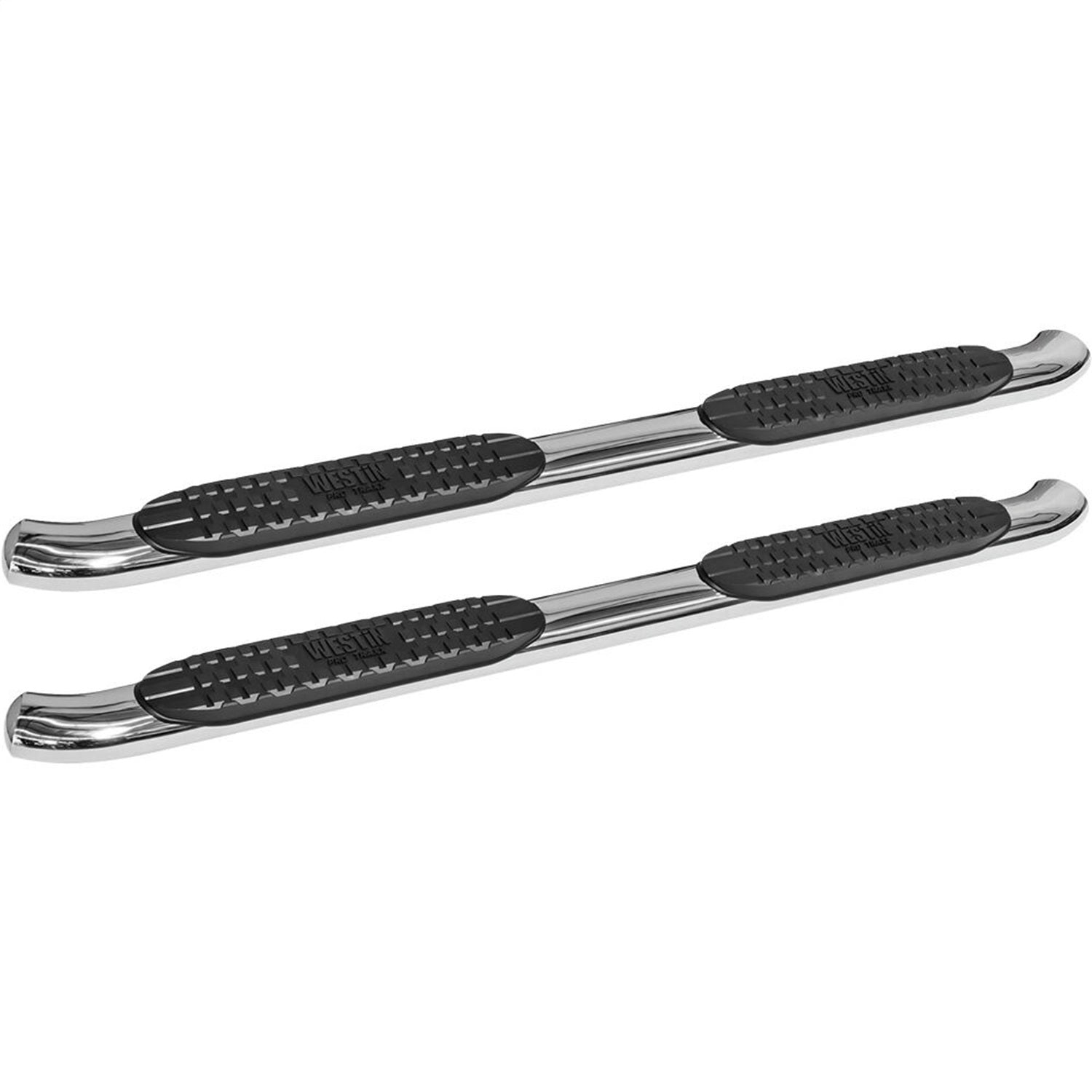 Westin 21 - 24020 2017 - 2024 Nissan TITAN PRO TRAXX 4 in. Oval Nerf Step Bars - Rugged Truck Gear