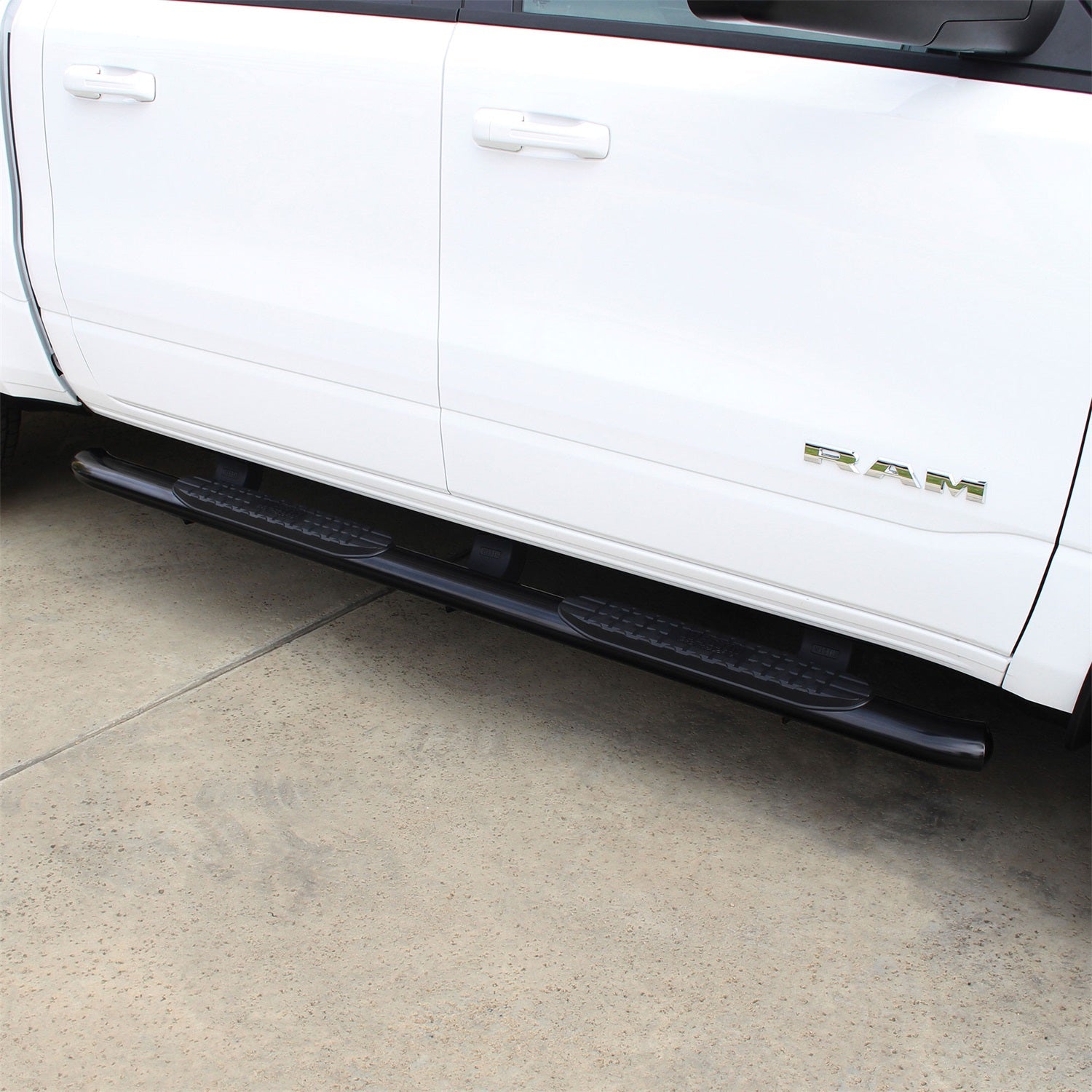 Westin 21 - 24095 2019 - 2024 Ram 1500 PRO TRAXX 4 in. Oval Nerf Step Bars - 72 in. Long - Rugged Truck Gear