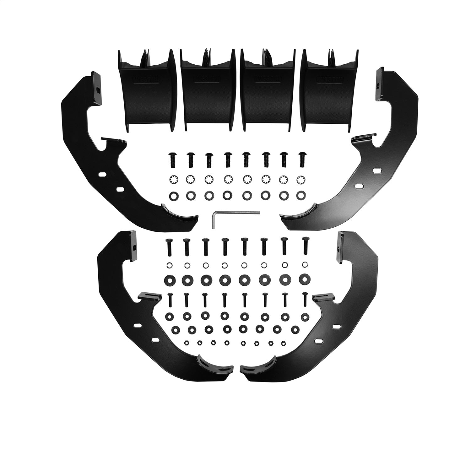 Westin 21 - 24115 2020 - 2024 Chevy Silverado 2500/3500 HD PRO TRAXX 4 in. Oval Nerf Step Bars - 72 in. Long - Rugged Truck Gear
