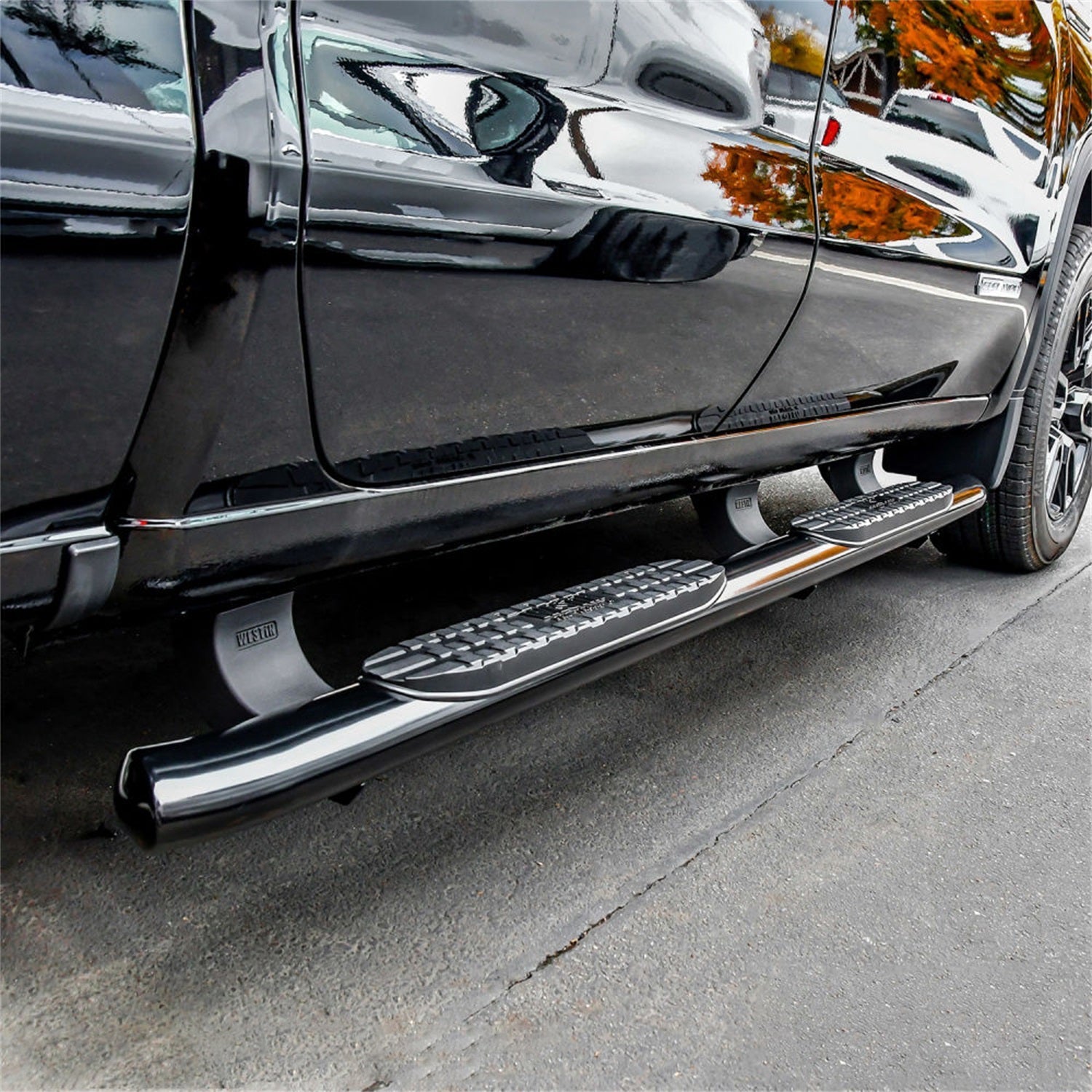 Westin 21 - 24125 2020 - 2024 GMC Sierra 2500/3500 HD PRO TRAXX 4 in. Oval Nerf Step Bars - 72 in. Long - Rugged Truck Gear