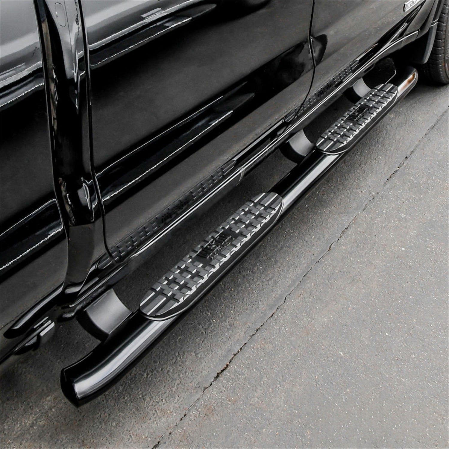 Westin 21 - 24125 2020 - 2024 GMC Sierra 2500/3500 HD PRO TRAXX 4 in. Oval Nerf Step Bars - 72 in. Long - Rugged Truck Gear