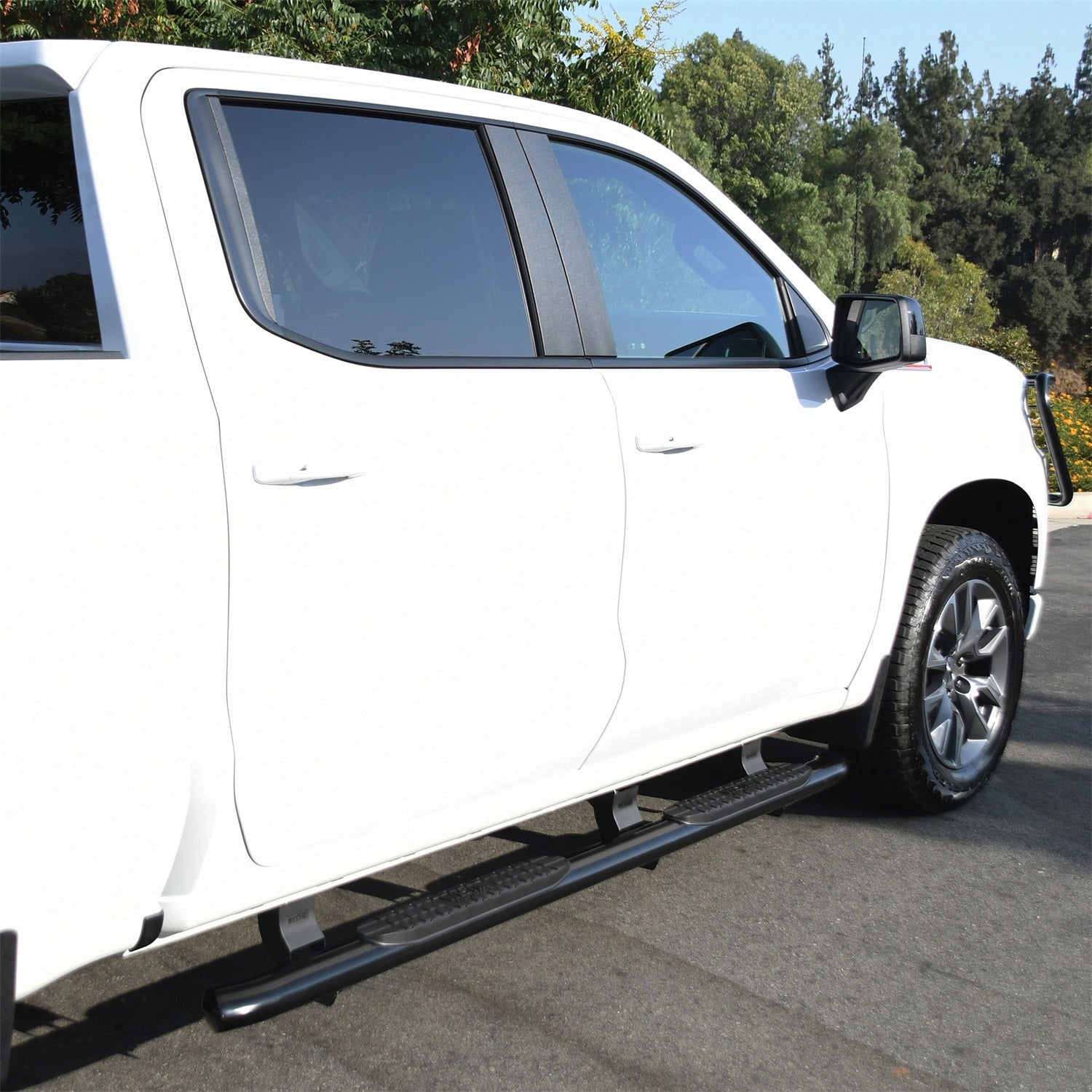 Westin 21 - 24135 2020 - 2024 GMC Sierra 2500/3500 HD PRO TRAXX 4 in. Oval Nerf Step Bars - 72 in. Long - Rugged Truck Gear