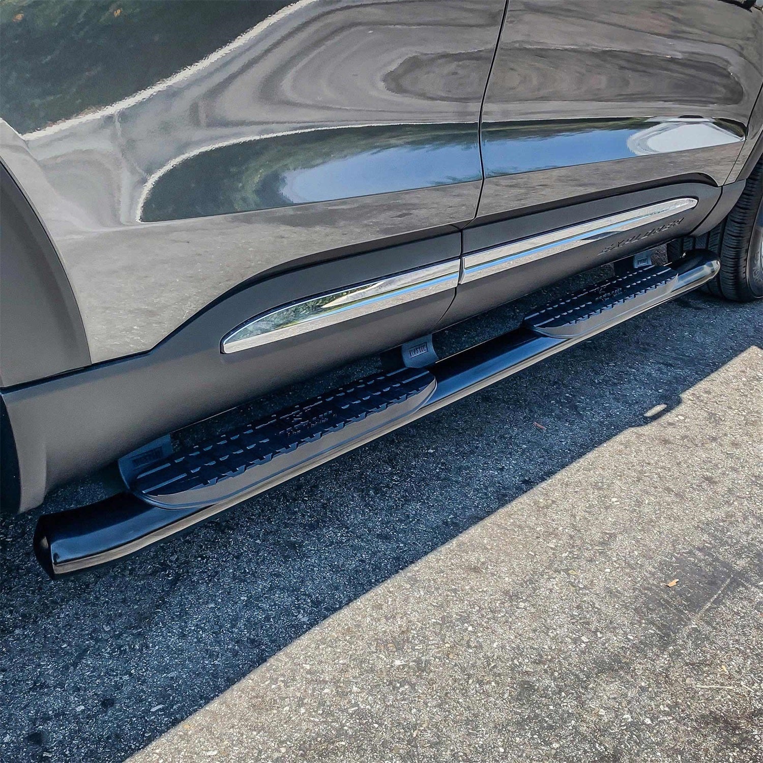 Westin 21 - 24175 2020 - 2024 Ford Explorer PRO TRAXX 4 in. Oval Nerf Step Bars - Rugged Truck Gear