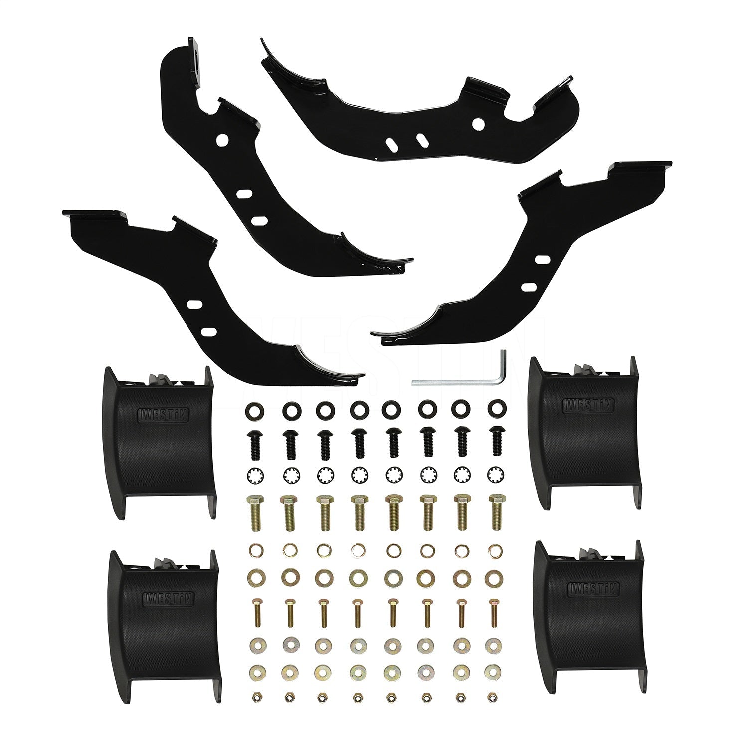 Westin 21 - 24180 2021 - 2024 Ford Bronco PRO TRAXX 4 in. Oval Nerf Step Bars - 72 in. Long - Rugged Truck Gear