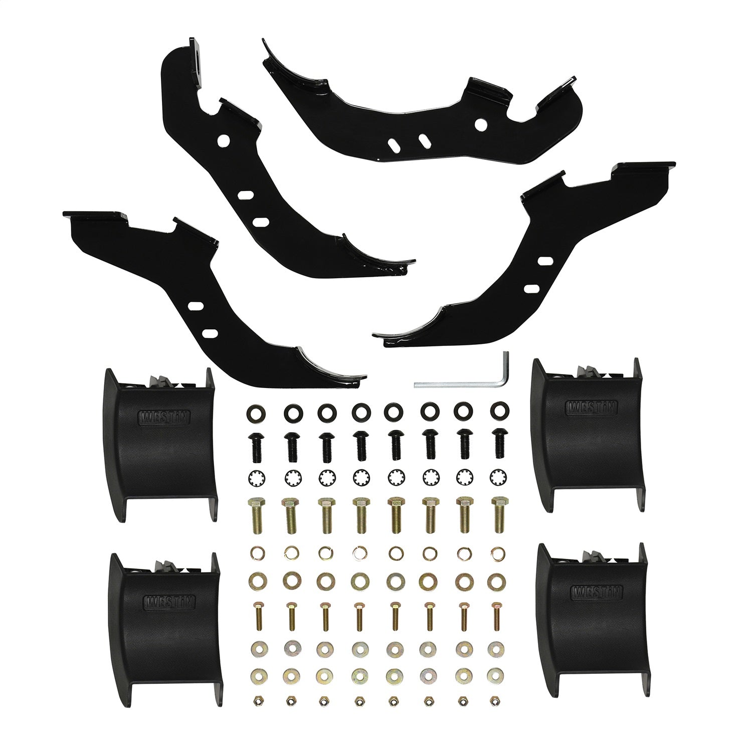 Westin 21 - 24185 2021 - 2024 Ford Bronco PRO TRAXX 4 in. Oval Nerf Step Bars - 72 in. Long - Rugged Truck Gear