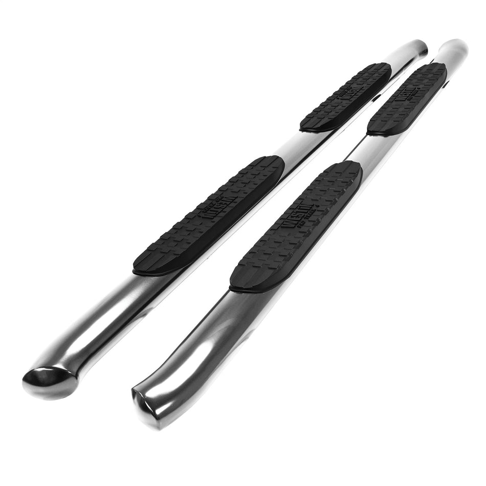 Westin 21 - 24210 2022 - 2024 Nissan Frontier PRO TRAXX 4 in. Oval Nerf Step Bars - 72 in. Long - Rugged Truck Gear
