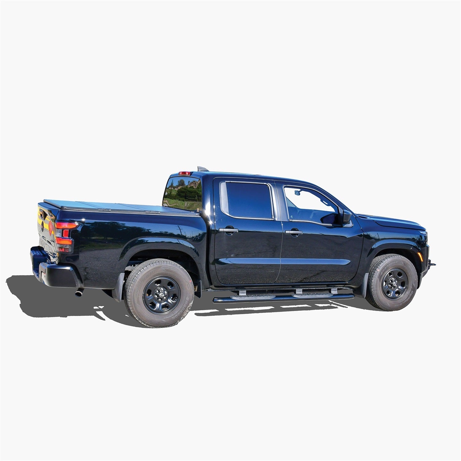Westin 21 - 24215 2022 - 2024 Nissan Frontier PRO TRAXX 4 in. Oval Nerf Step Bars - 72 in. Long - Rugged Truck Gear