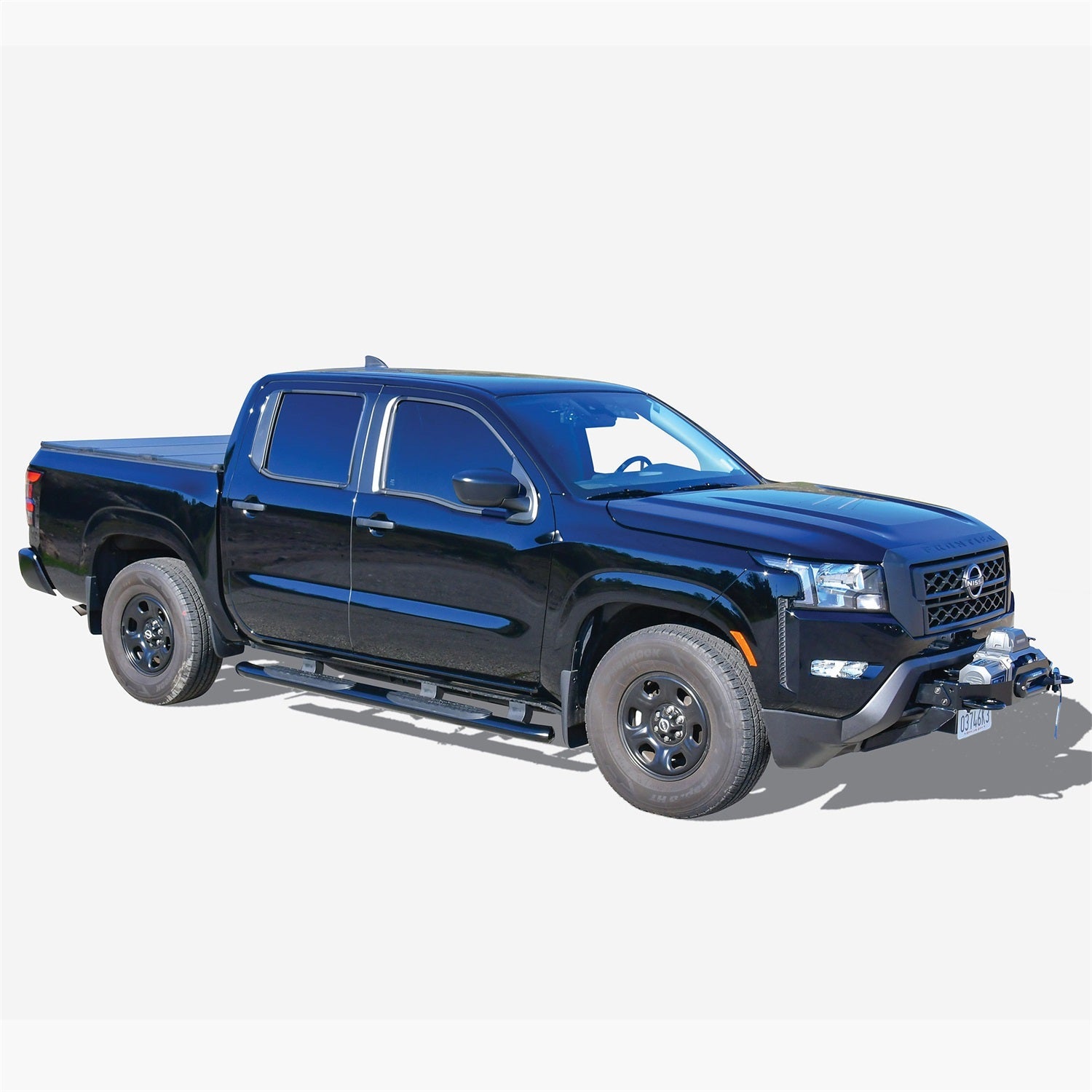 Westin 21 - 24215 2022 - 2024 Nissan Frontier PRO TRAXX 4 in. Oval Nerf Step Bars - 72 in. Long - Rugged Truck Gear