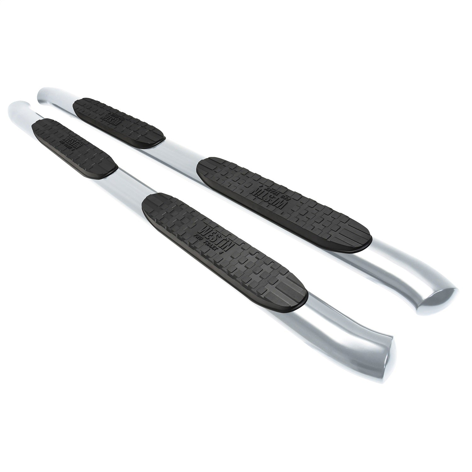 Westin 21 - 24220 2022 - 2024 Toyota Tundra PRO TRAXX 4 in. Oval Nerf Step Bars - 85 in. Long - Rugged Truck Gear
