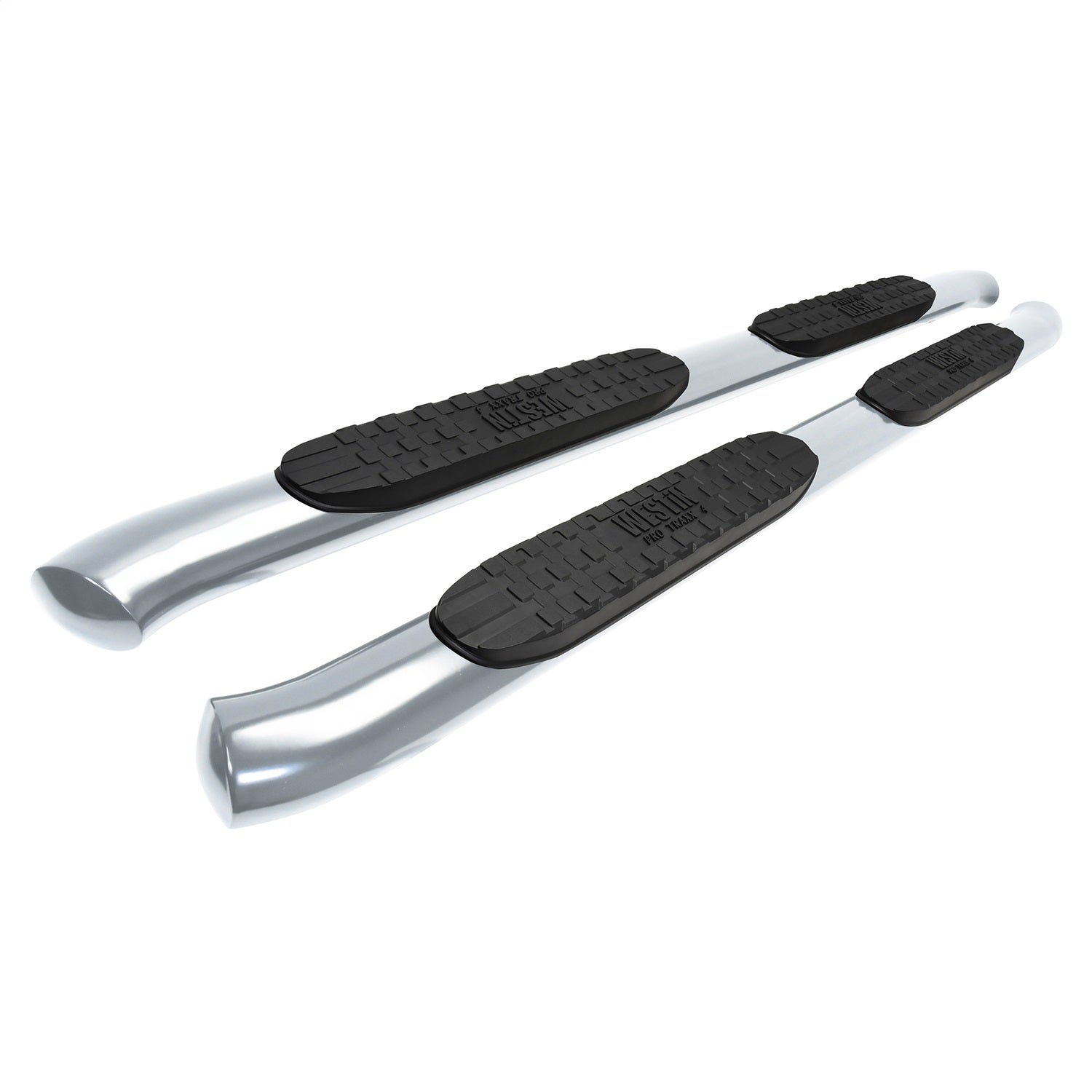 Westin 21 - 24220 2022 - 2024 Toyota Tundra PRO TRAXX 4 in. Oval Nerf Step Bars - 85 in. Long - Rugged Truck Gear