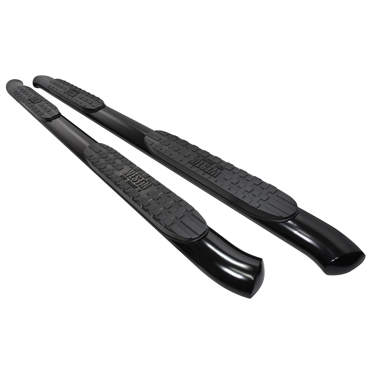 Westin 21 - 24225 2022 - 2024 Toyota Tundra PRO TRAXX 4 in. Oval Nerf Step Bars - 85 in. Long - Rugged Truck Gear