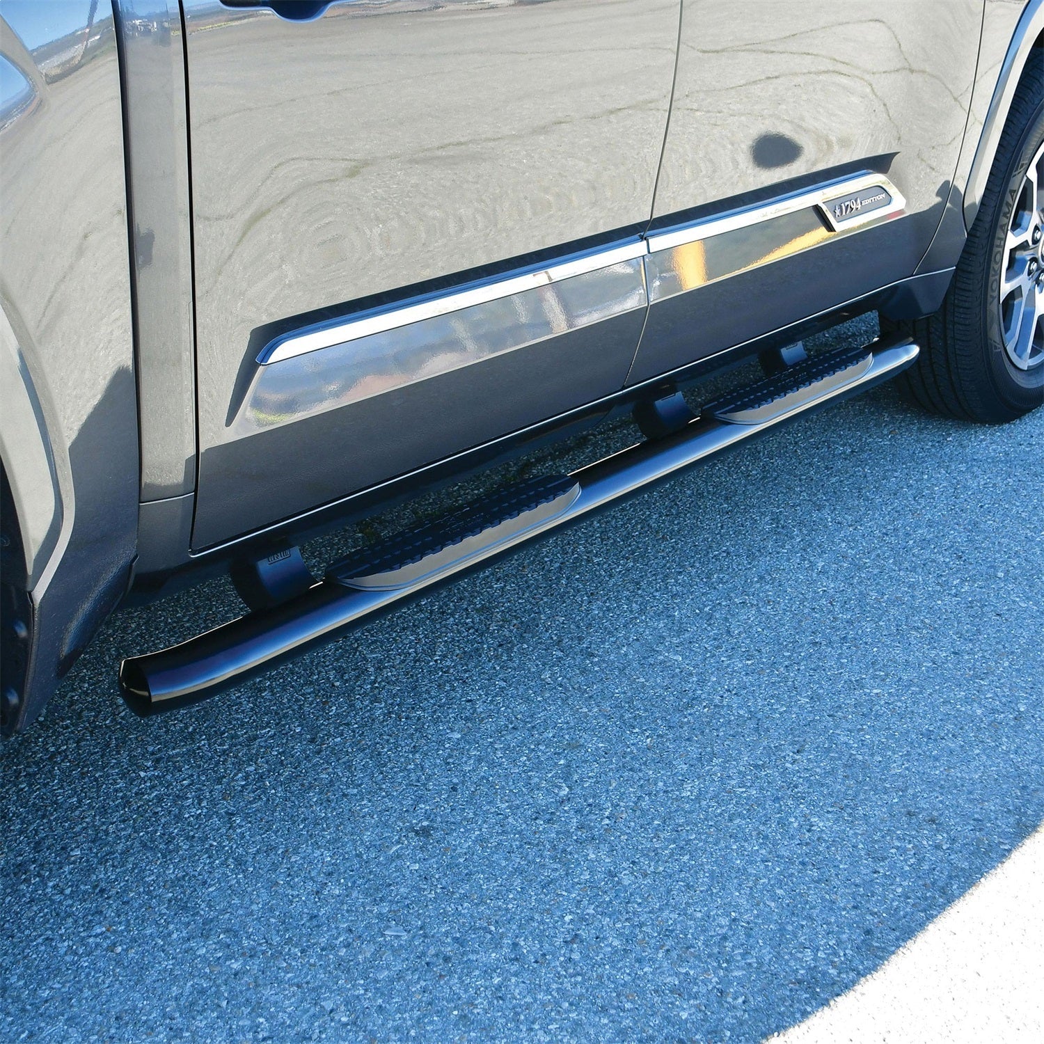 Westin 21 - 24235 2022 - 2024 Toyota Tundra PRO TRAXX 4 in. Oval Nerf Step Bars - 85 in. Long - Rugged Truck Gear