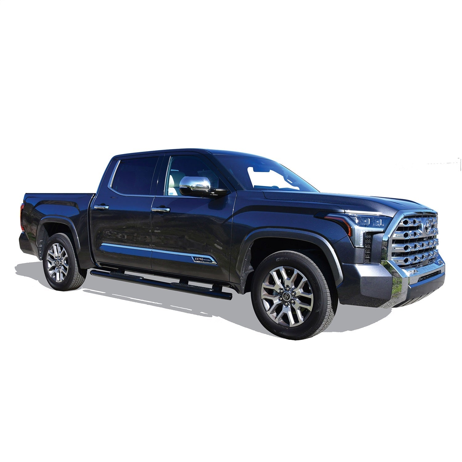 Westin 21 - 24235 2022 - 2024 Toyota Tundra PRO TRAXX 4 in. Oval Nerf Step Bars - 85 in. Long - Rugged Truck Gear