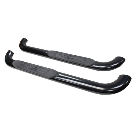 Westin 21 - 3545 2009 - 2024 Dodge Ram 1500 Platinum 4 in. Oval Nerf Step Bars - 85 in. Long - Rugged Truck Gear