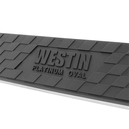 Westin 21 - 3545 2009 - 2024 Dodge Ram 1500 Platinum 4 in. Oval Nerf Step Bars - 85 in. Long - Rugged Truck Gear