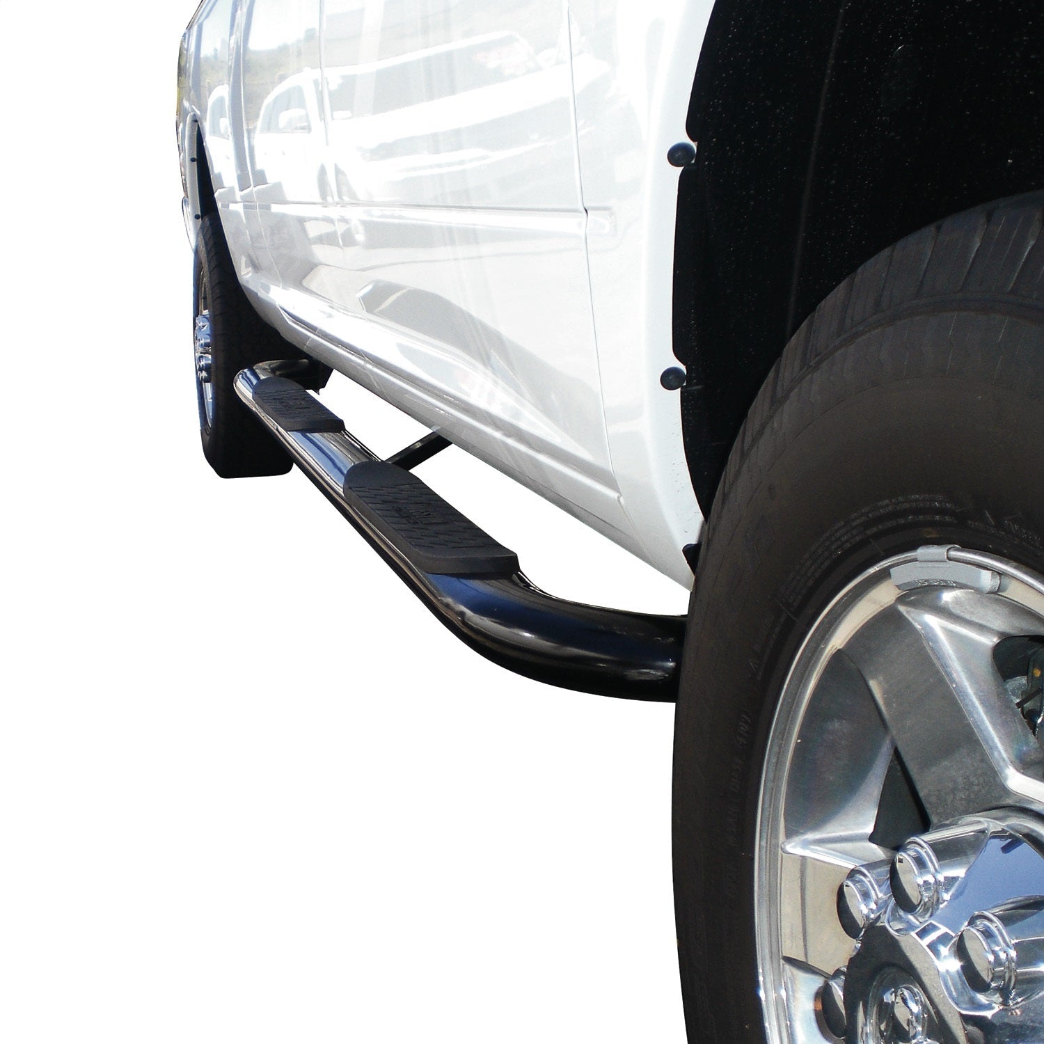 Westin 21 - 3575 2010 - 2024 Dodge Ram 2500/3500 Platinum 4 in. Oval Nerf Step Bars - Rugged Truck Gear