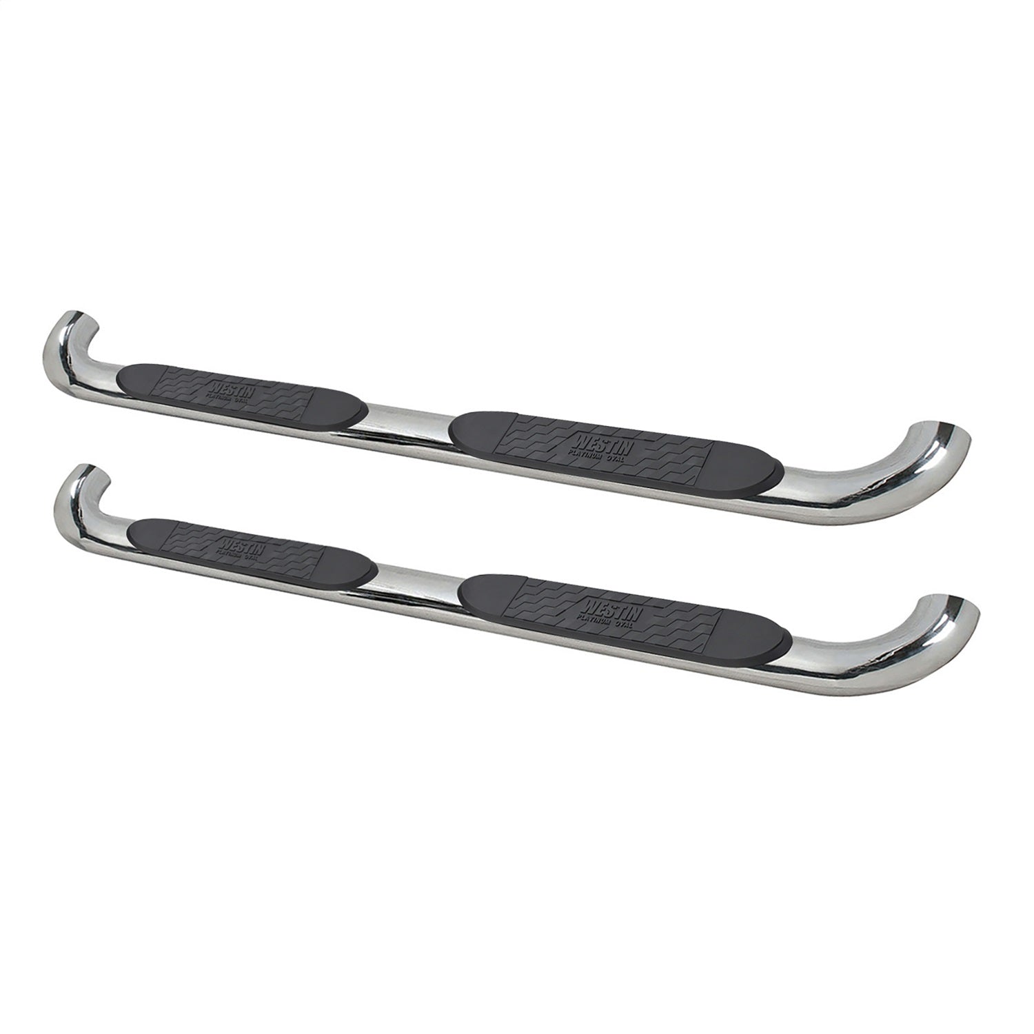 Westin 21 - 4080 2019 - 2024 Ram 1500 Platinum 4 in. Oval Nerf Step Bars - 72 in. Long - Rugged Truck Gear