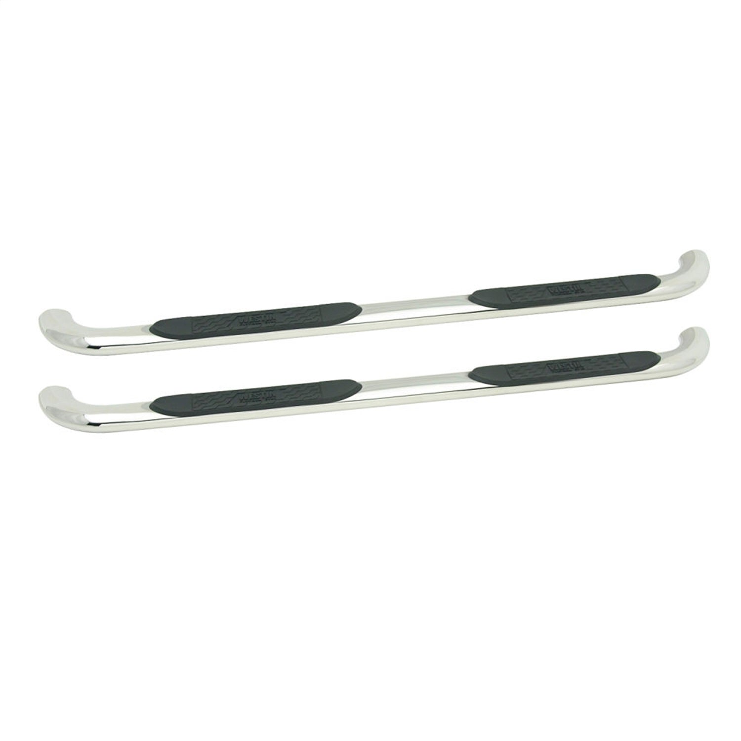 Westin 21 - 4130 2019 - 2024 Chevy Silverado 1500 Platinum 4 in. Oval Nerf Step Bars - 72 in. Long - Rugged Truck Gear
