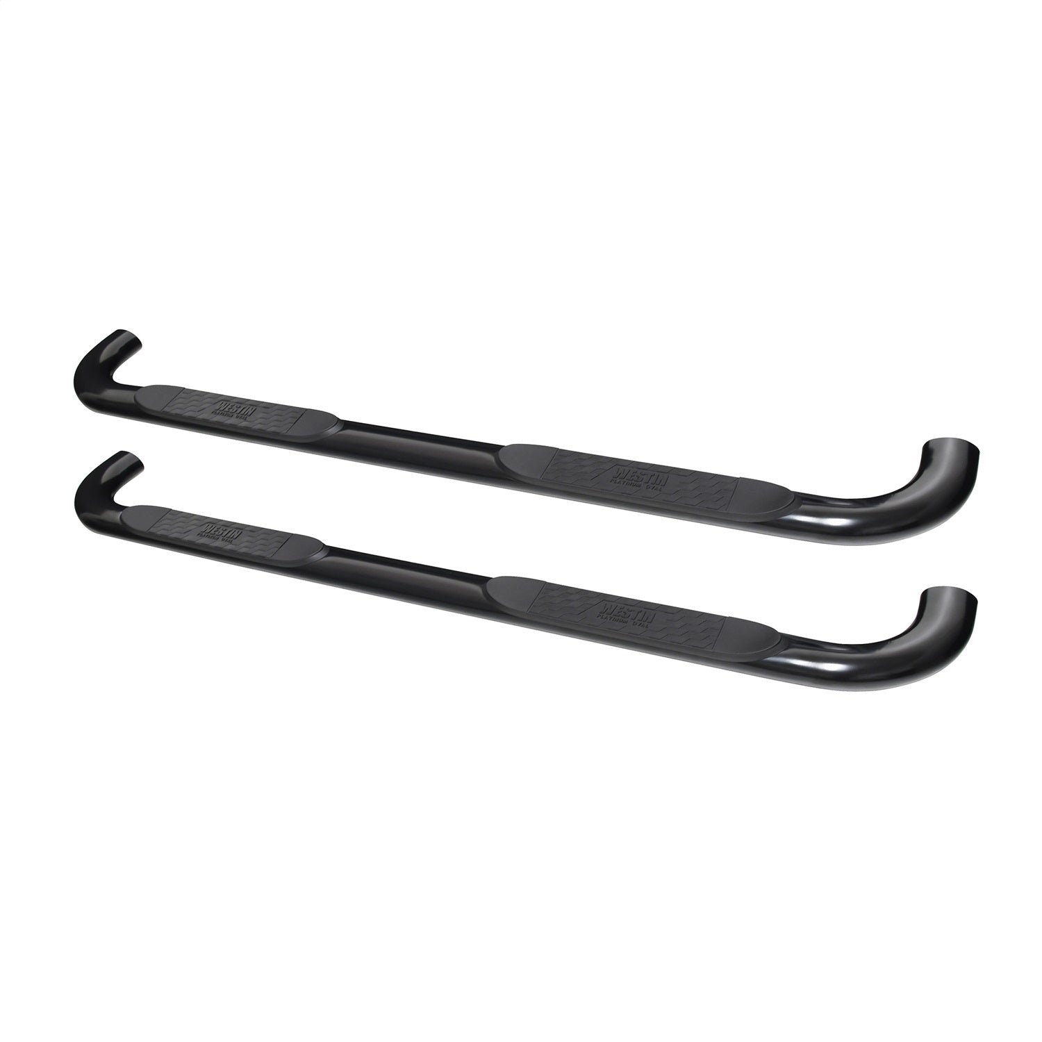 Westin 21 - 4135 2019 - 2024 GMC Sierra 1500 Platinum 4 in. Oval Nerf Step Bars - 72 in. Long - Rugged Truck Gear