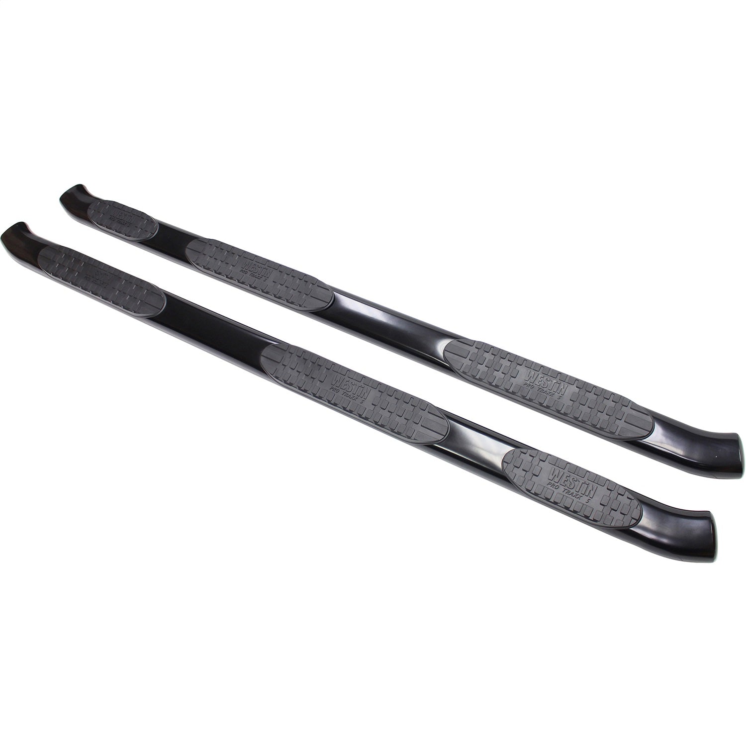 Westin 21 - 534175 2007 - 2021 Toyota Tundra PRO TRAXX 5 in. Oval Wheel - to - Wheel Nerf Step Bars - 80 in. Long - Rugged Truck Gear