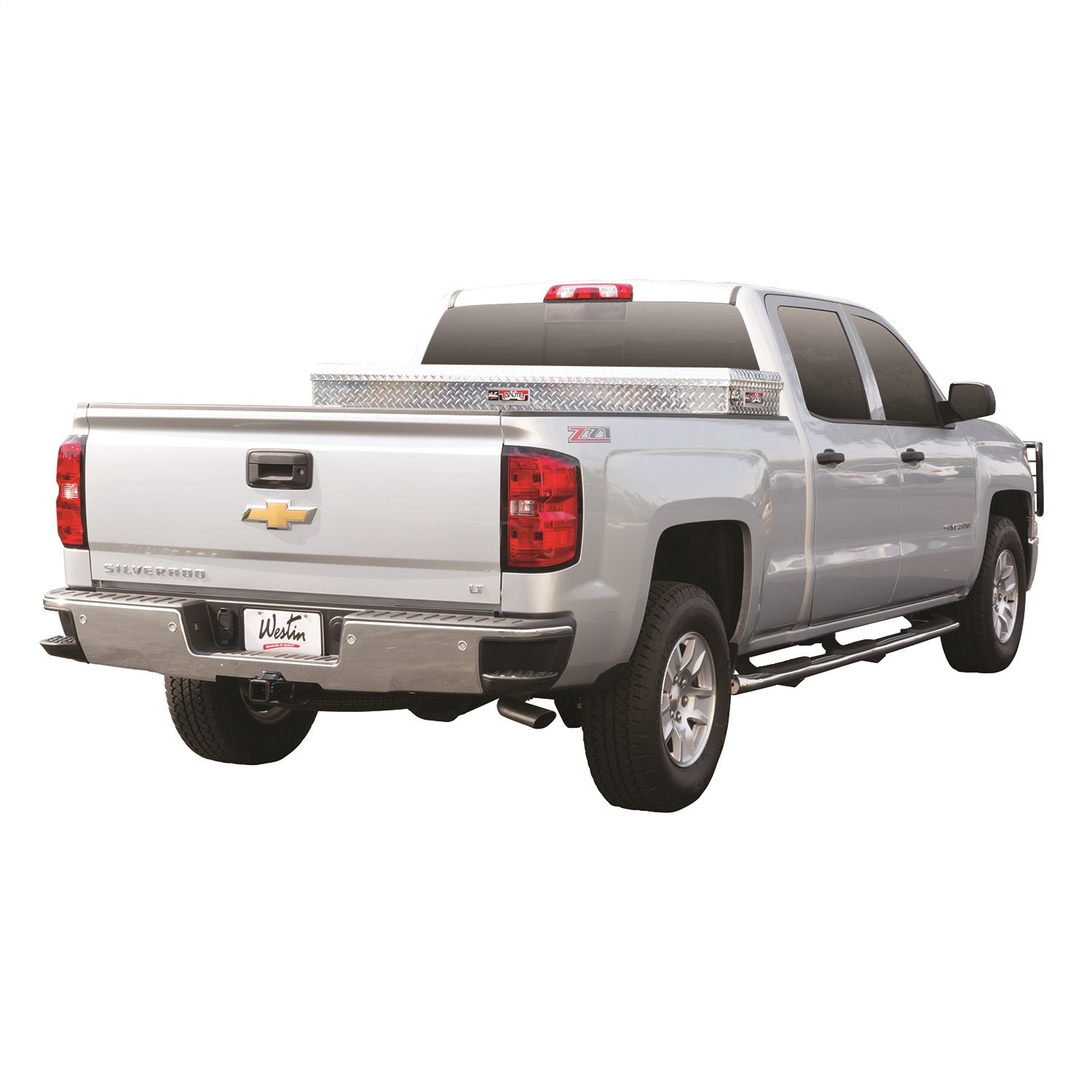 Westin 21 - 534560 2007 - 2018 Chevy Silverado 1500 PRO TRAXX 5 in. Oval Wheel - to - Wheel Nerf Step Bars - 80 in. Long - Rugged Truck Gear